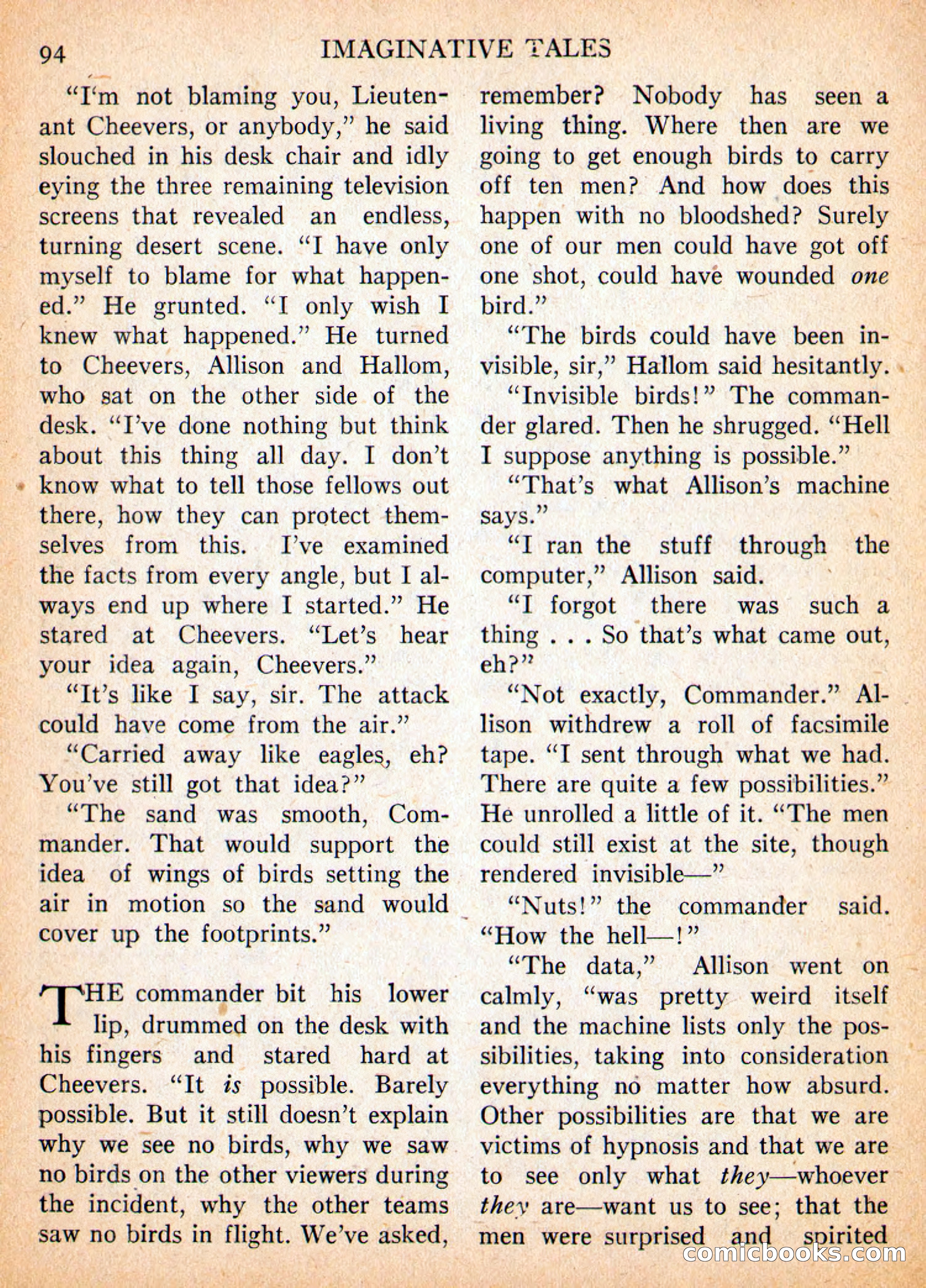 Imaginative Tales, September 1955 — page 94 of 132