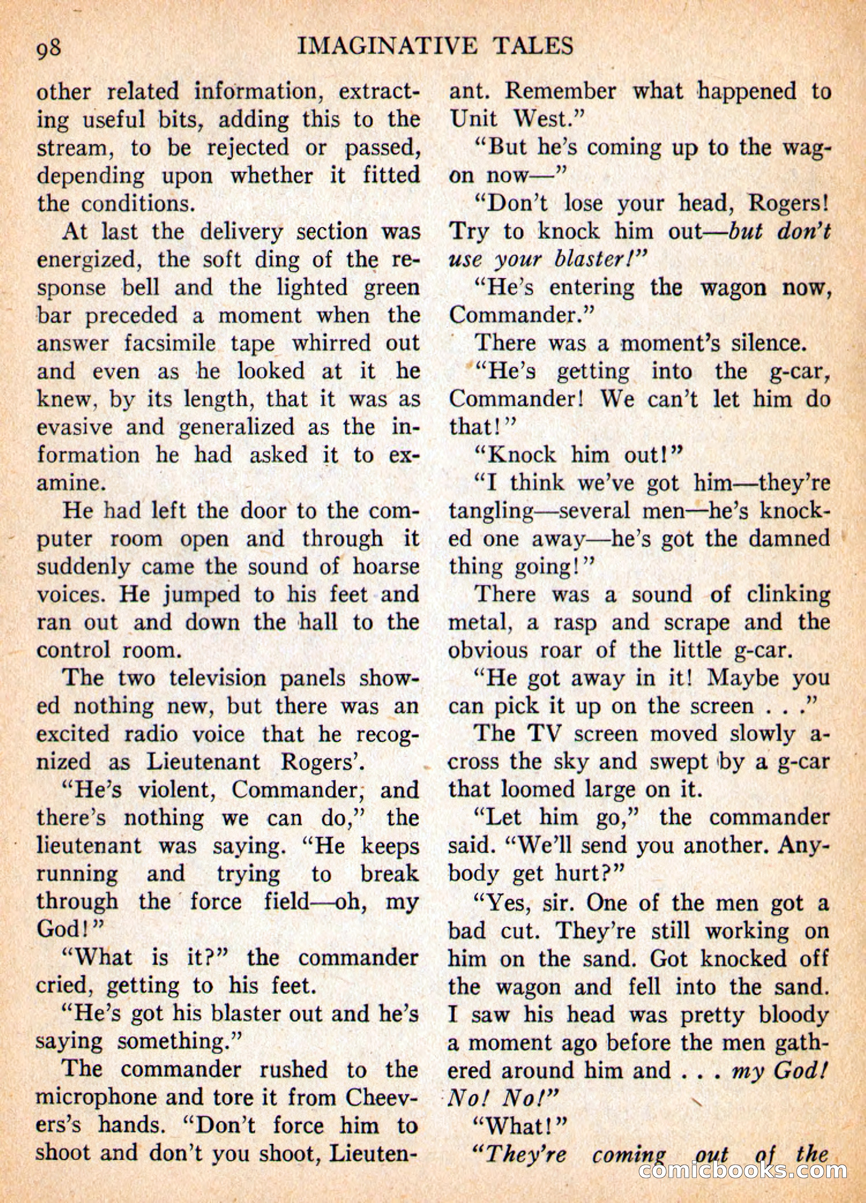 Imaginative Tales, September 1955 — page 98 of 132