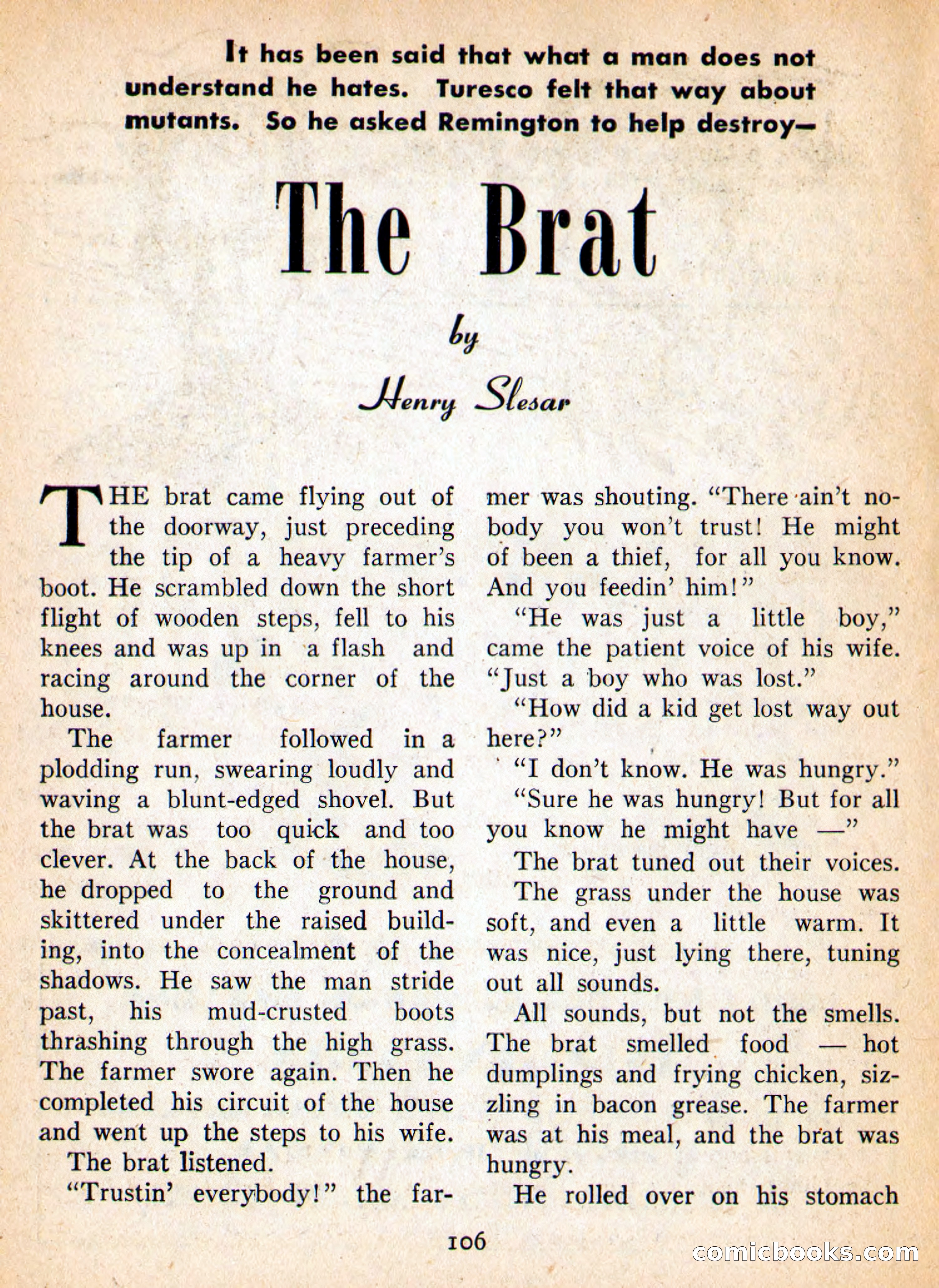 Imaginative Tales, September 1955 — page 106 of 132
