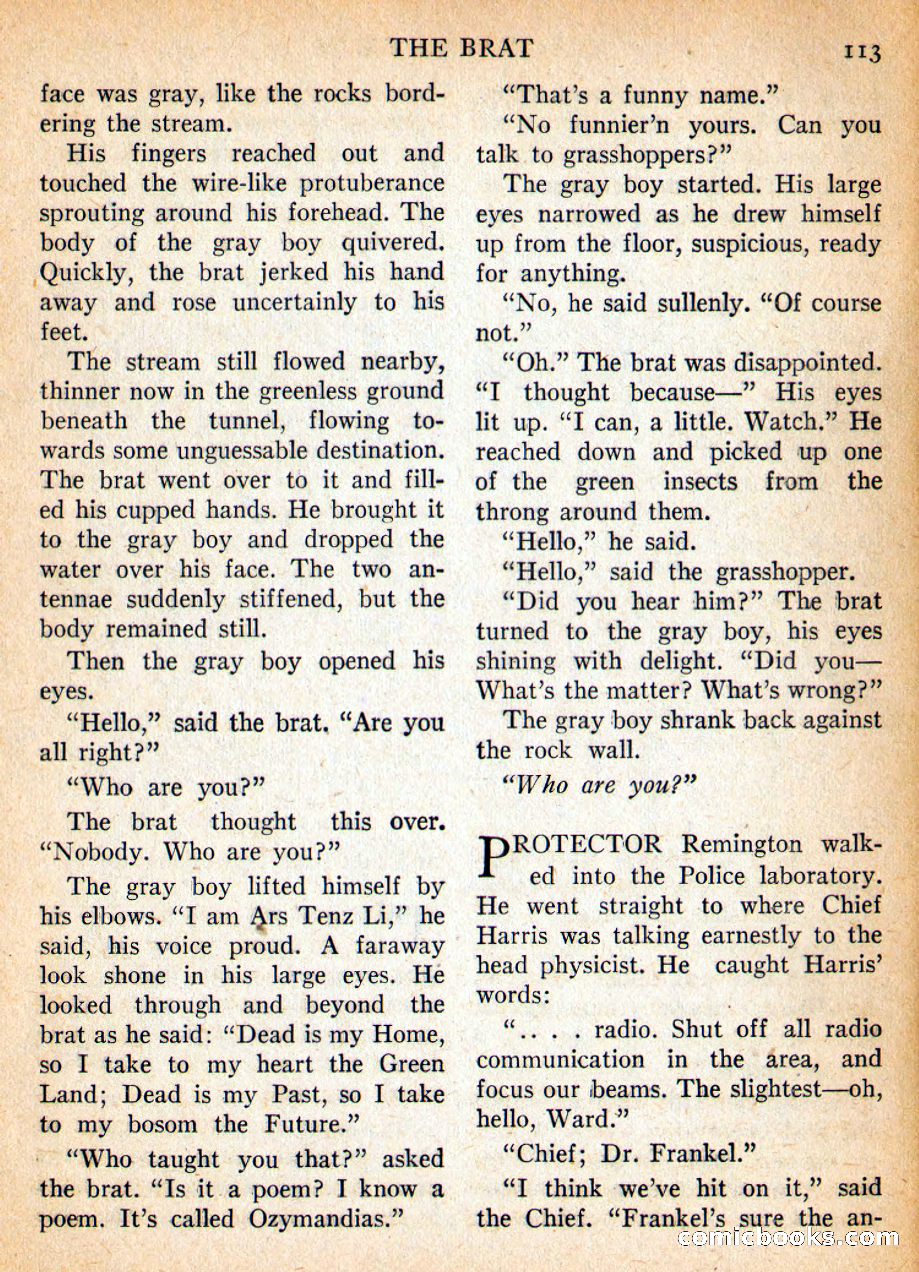 Imaginative Tales, September 1955 — page 113 of 132