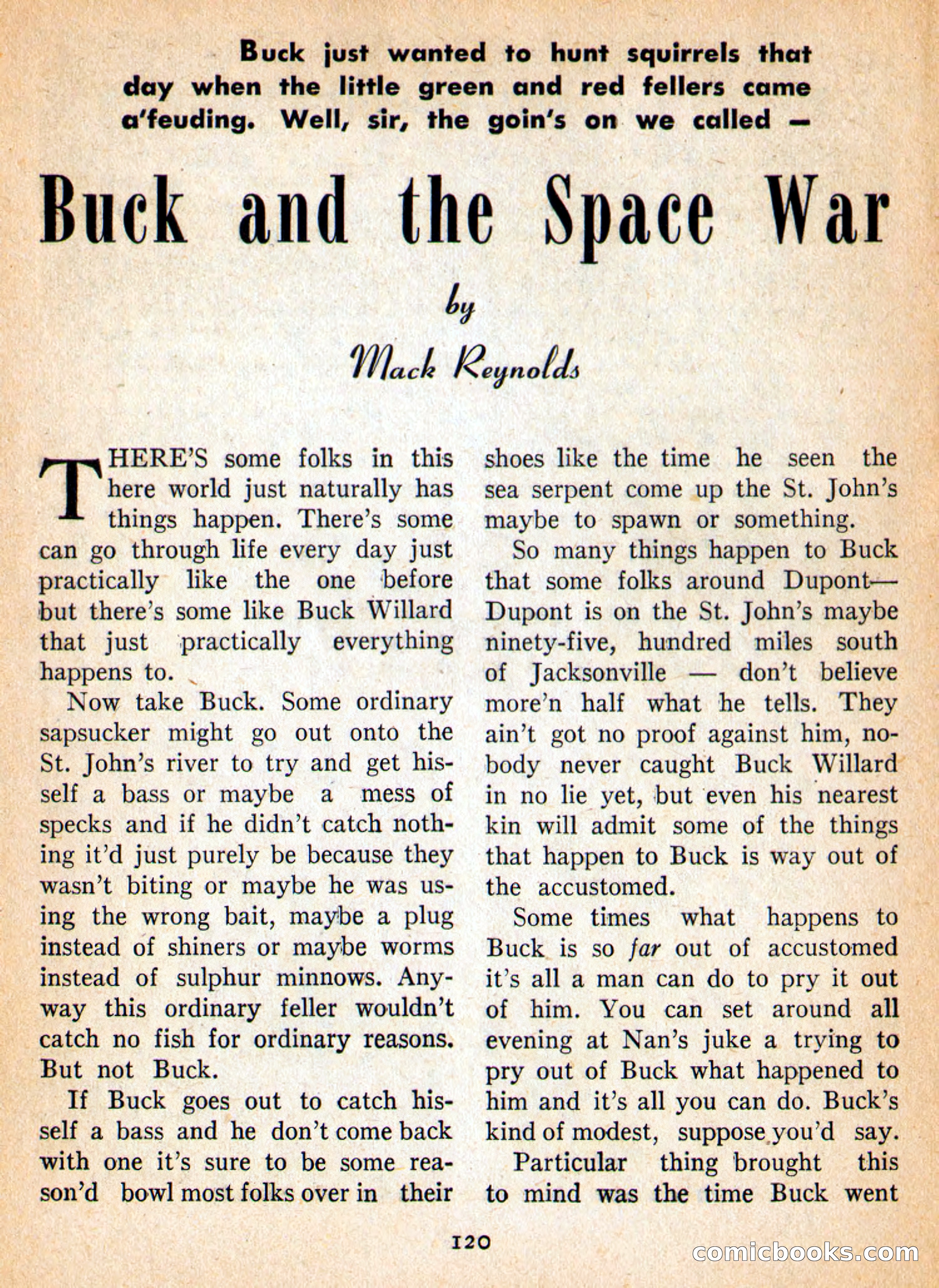 Imaginative Tales, September 1955 — page 120 of 132