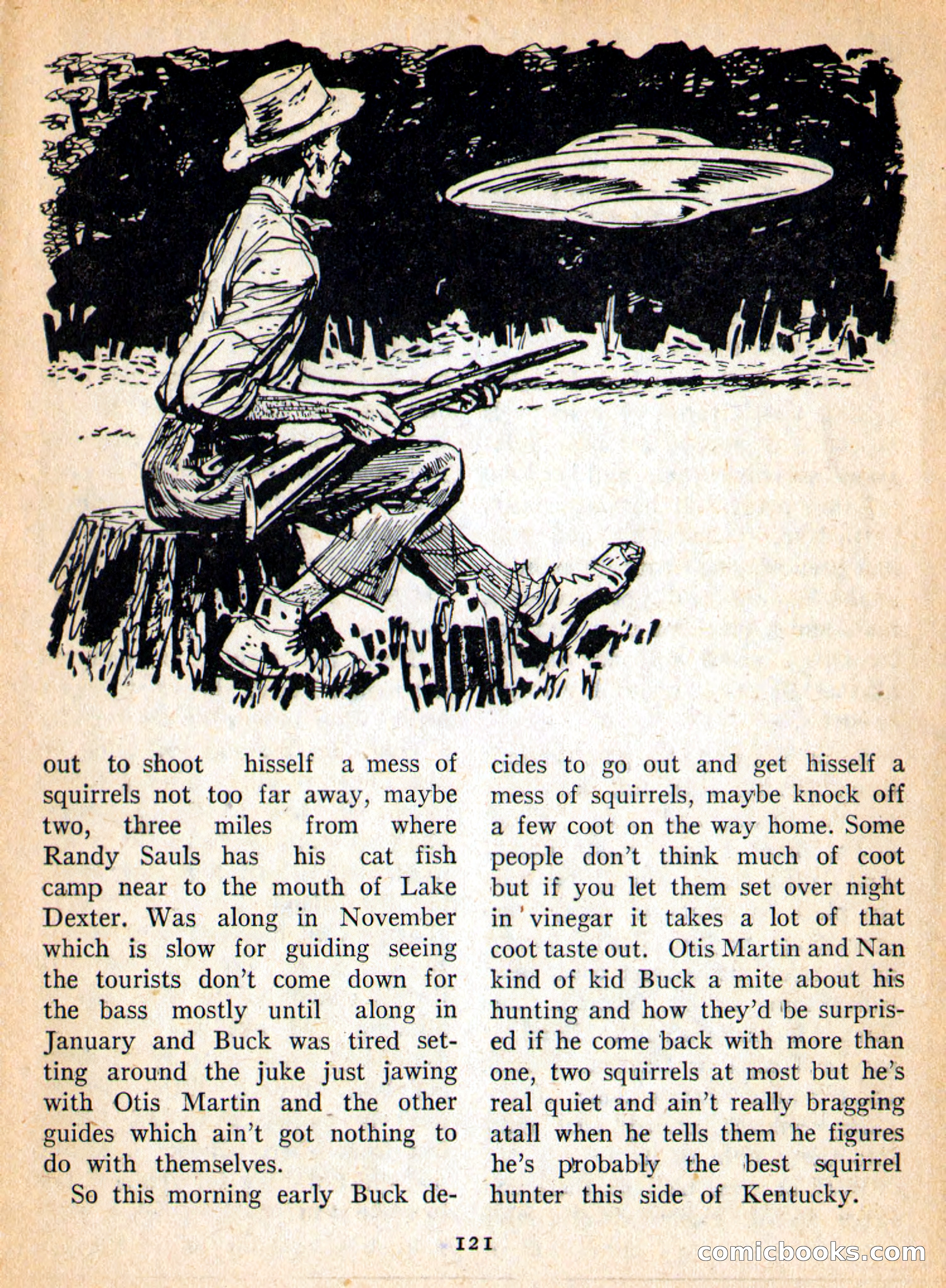 Imaginative Tales, September 1955 — page 121 of 132