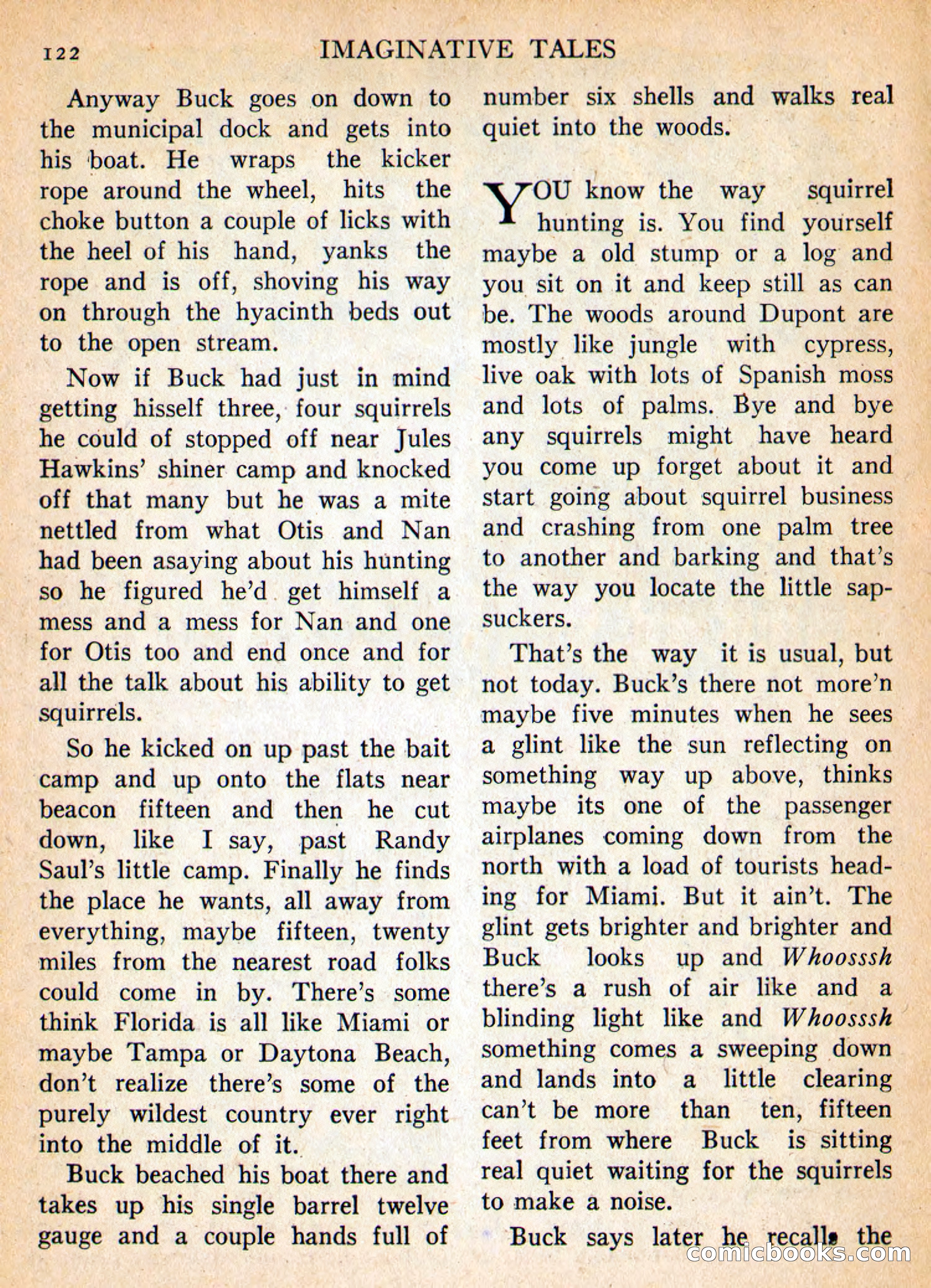 Imaginative Tales, September 1955 — page 122 of 132