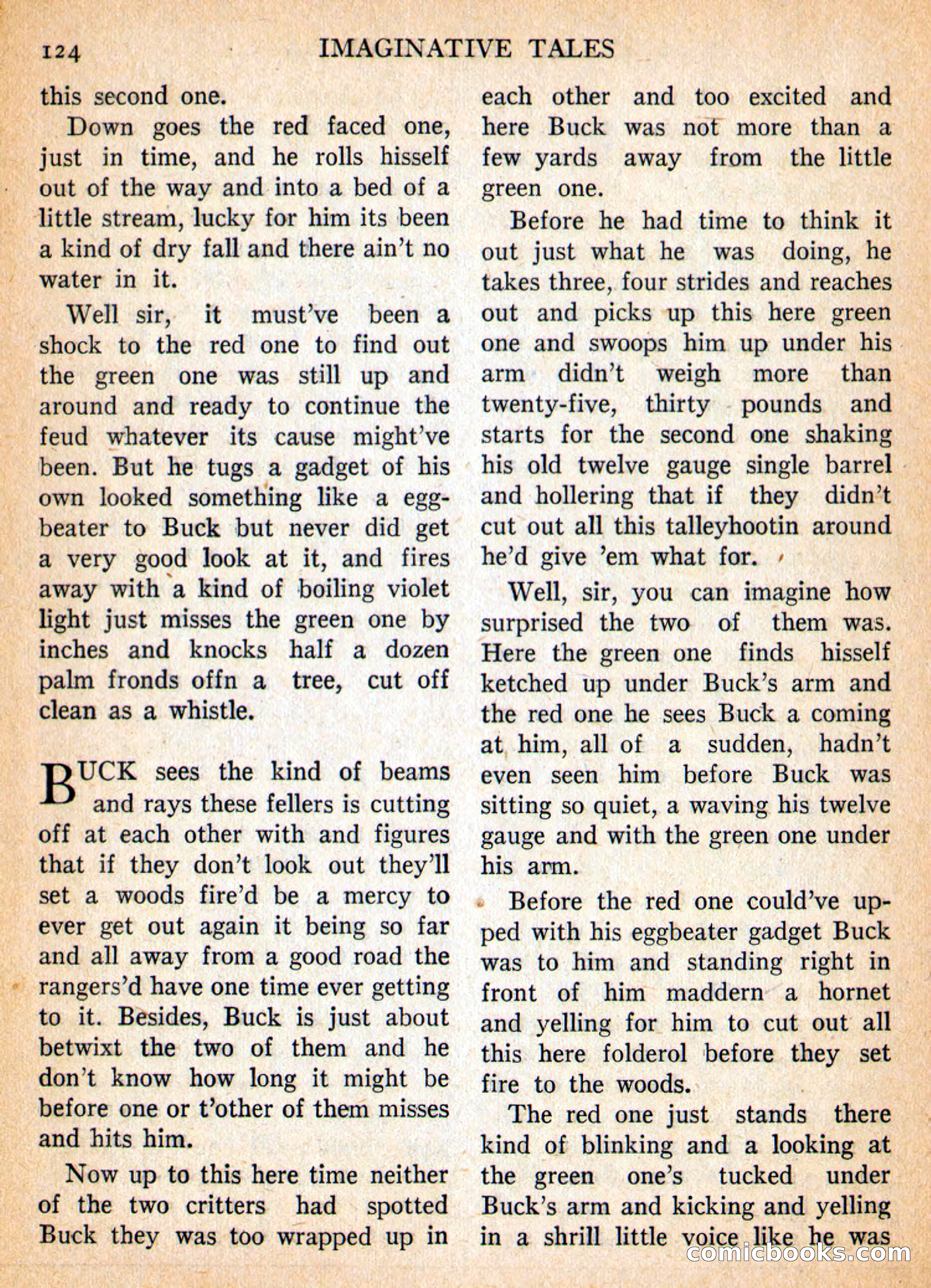 Imaginative Tales, September 1955 — page 124 of 132