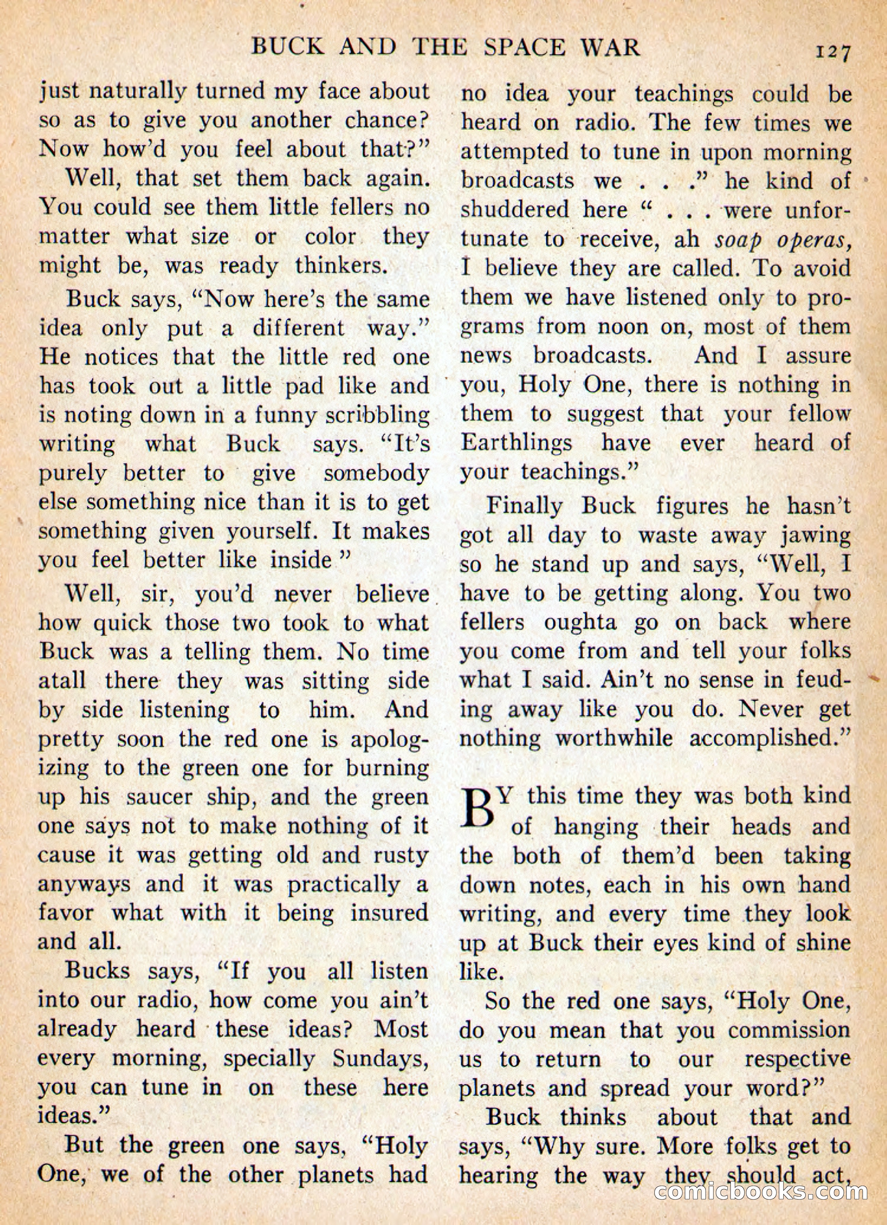 Imaginative Tales, September 1955 — page 127 of 132