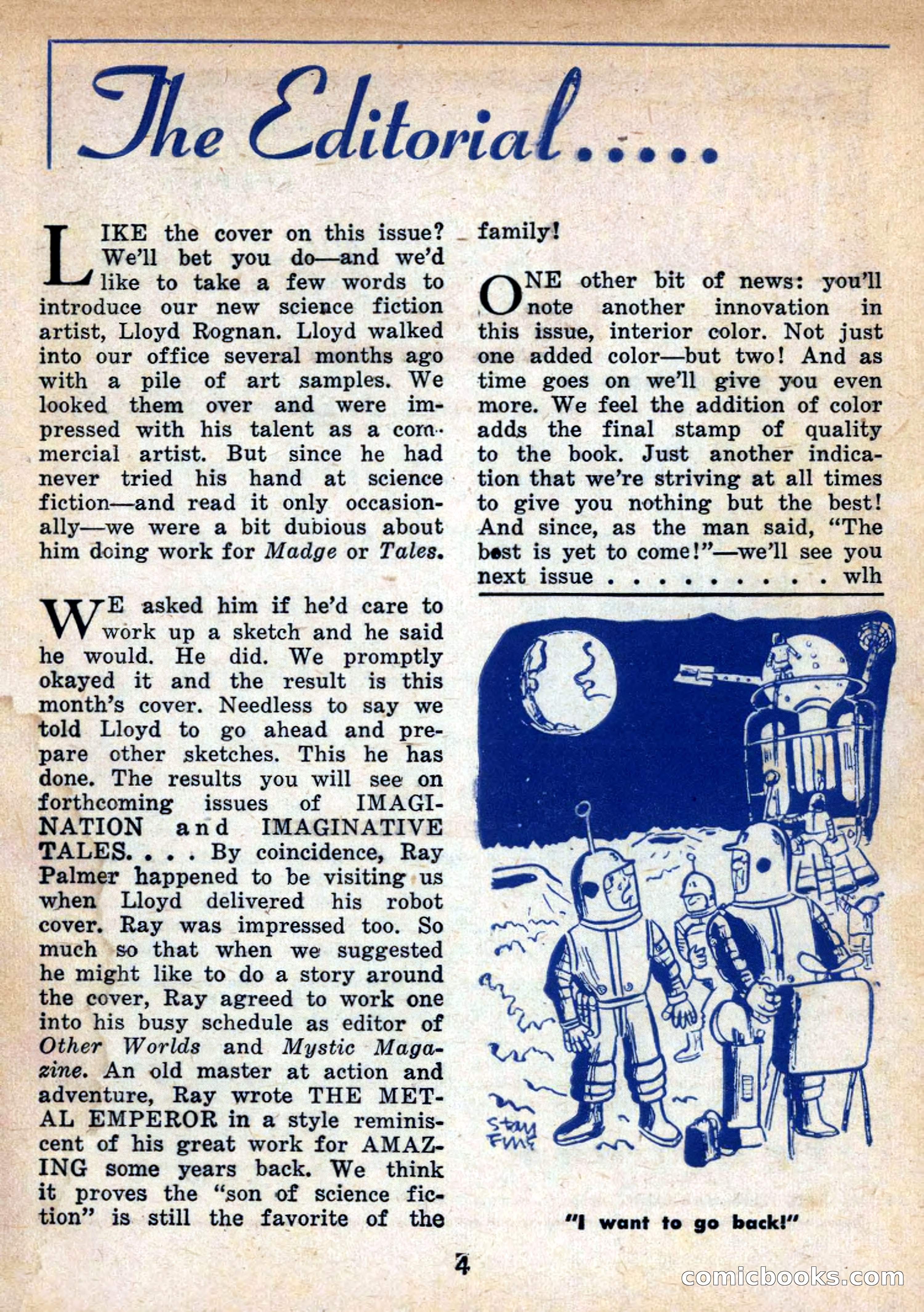 Imaginative Tales, November 1955 — page 4 of 132