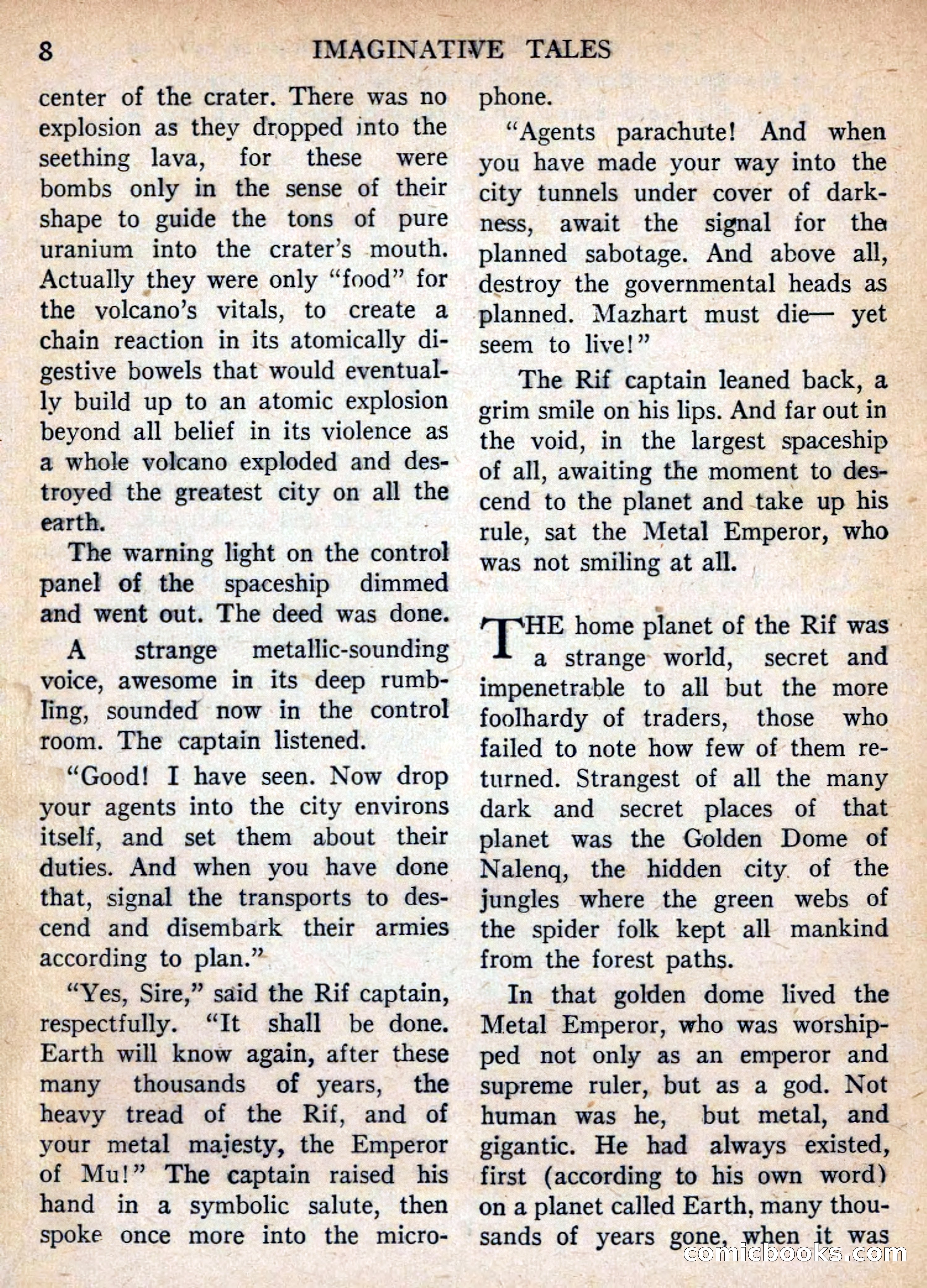 Imaginative Tales, November 1955 — page 8 of 132