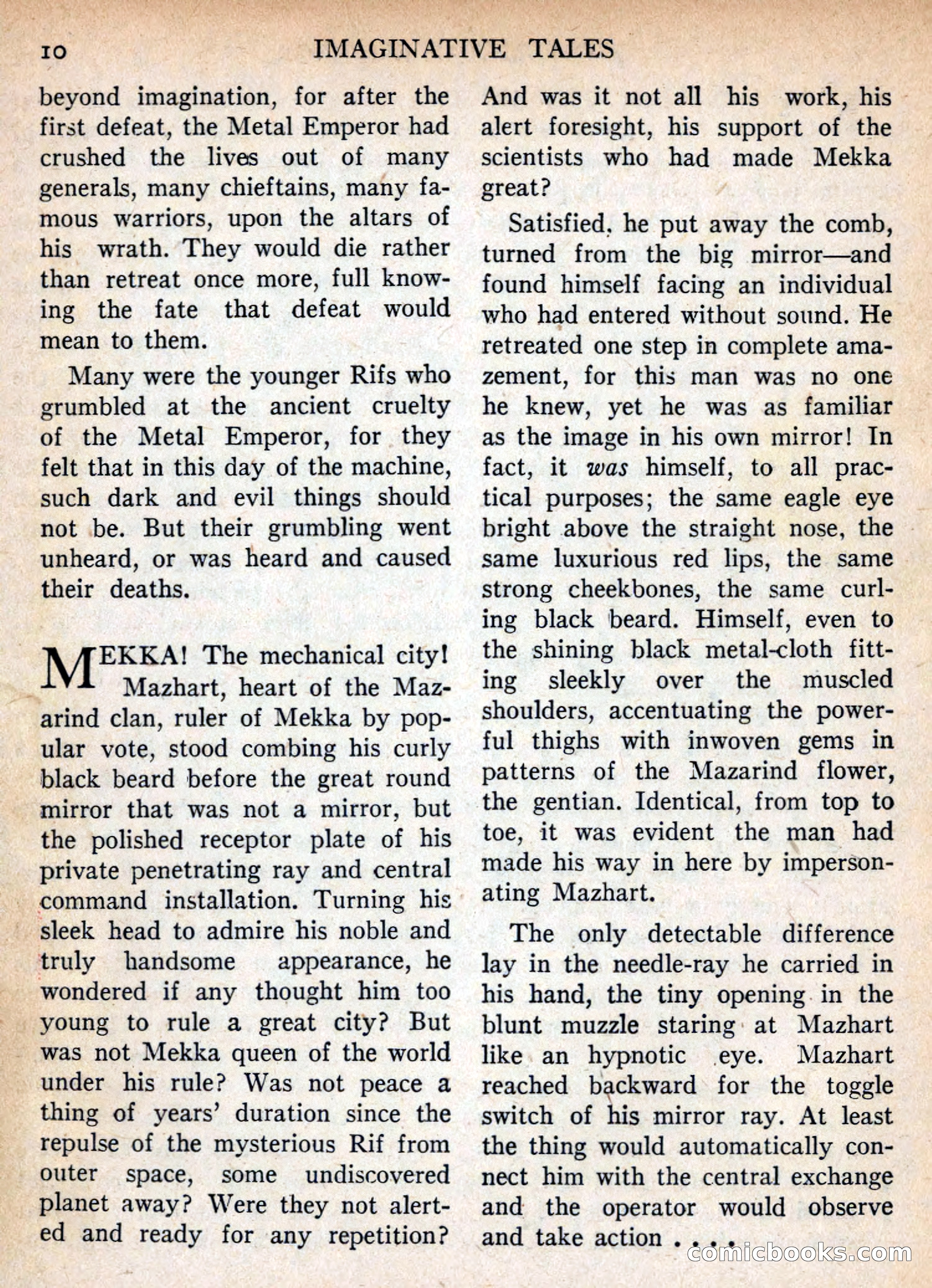 Imaginative Tales, November 1955 — page 10 of 132