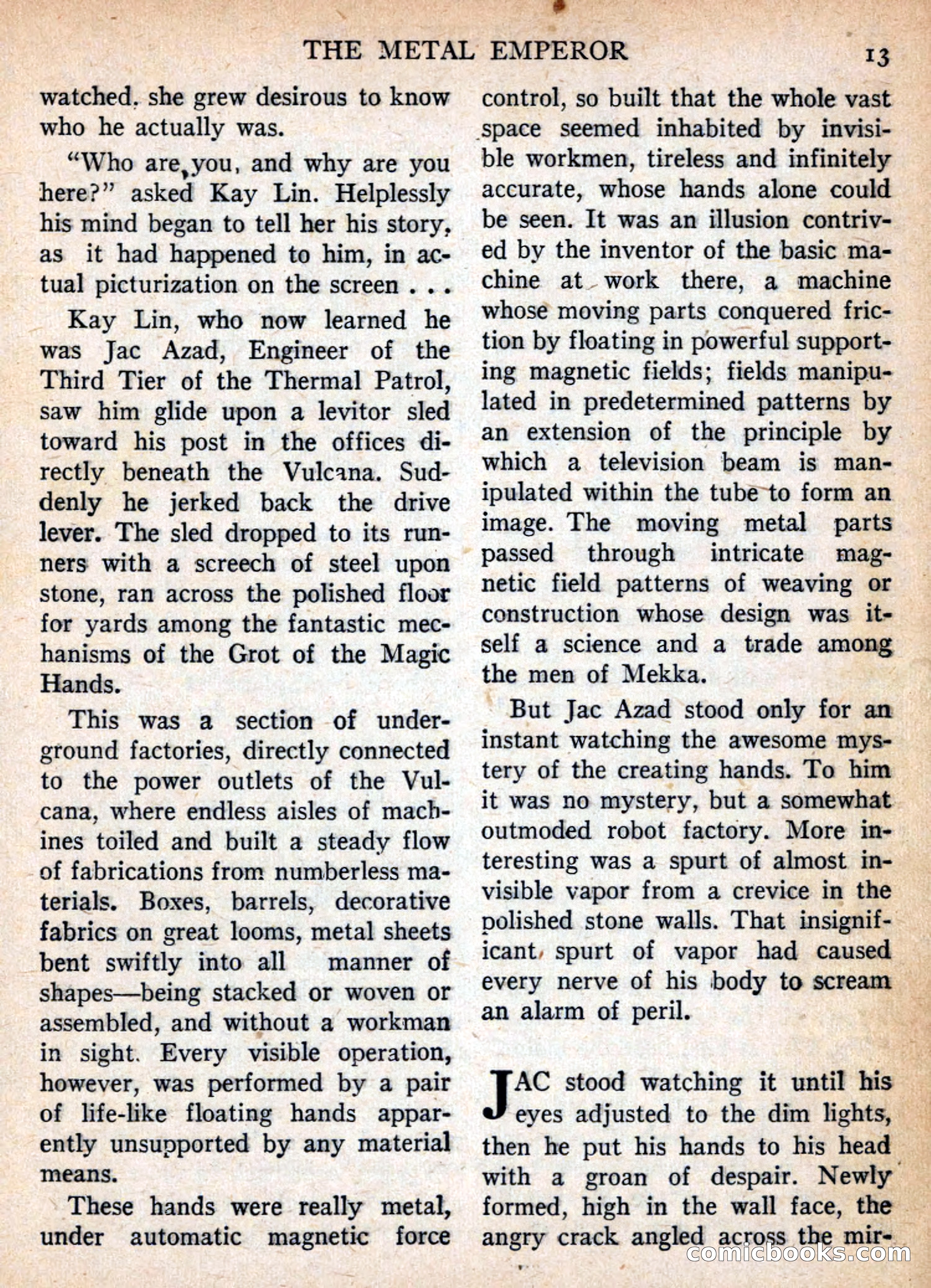 Imaginative Tales, November 1955 — page 13 of 132