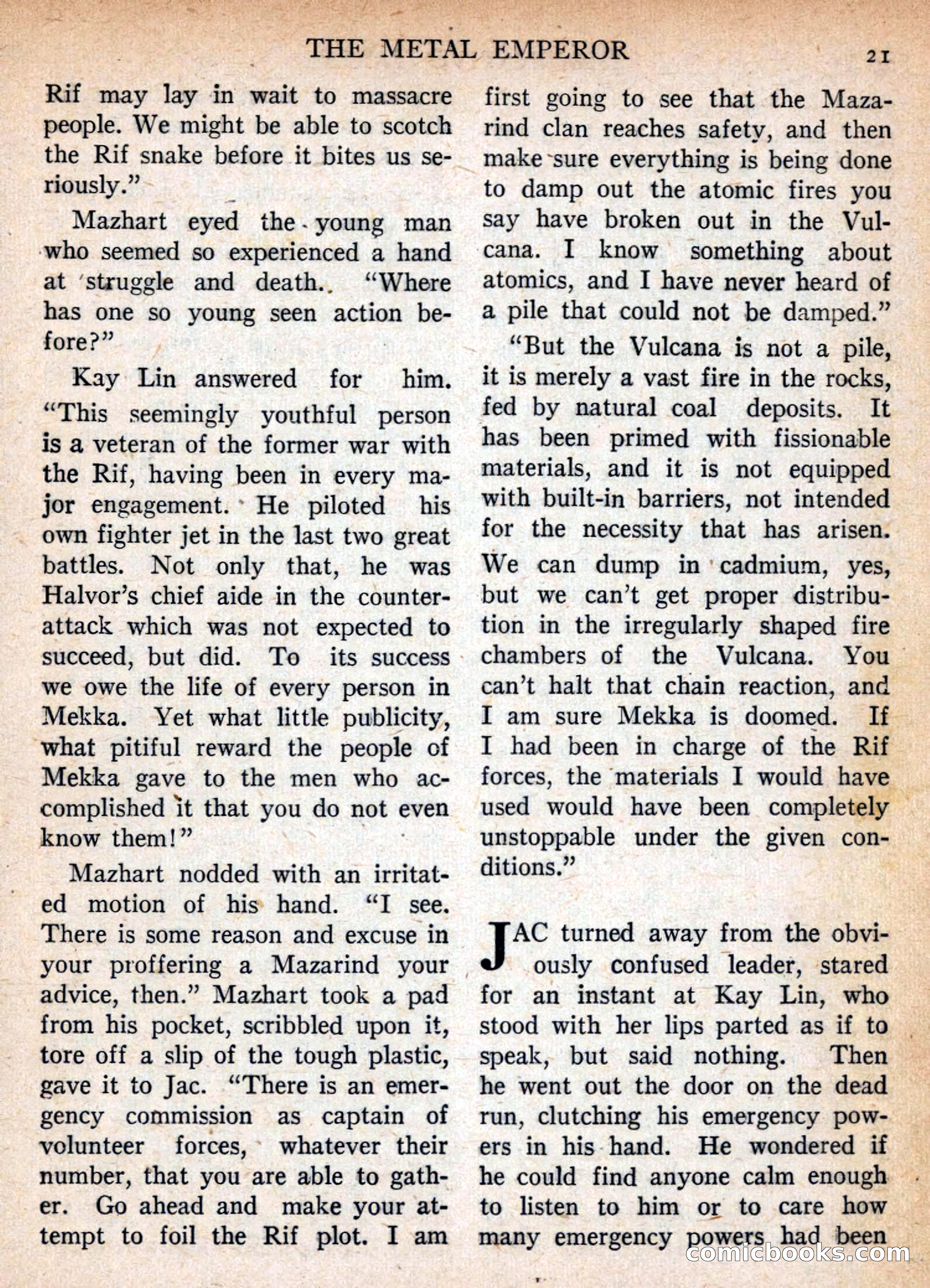 Imaginative Tales, November 1955 — page 21 of 132