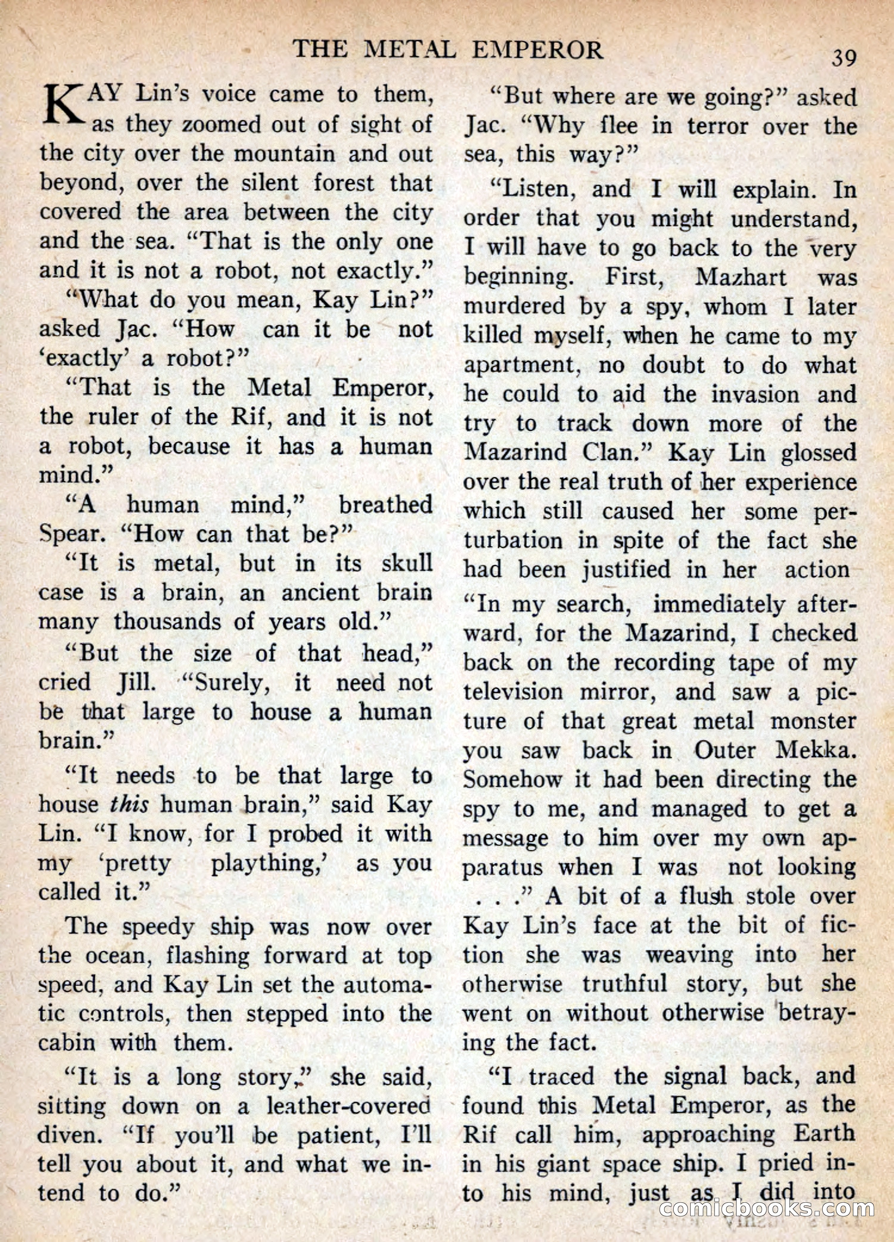 Imaginative Tales, November 1955 — page 39 of 132