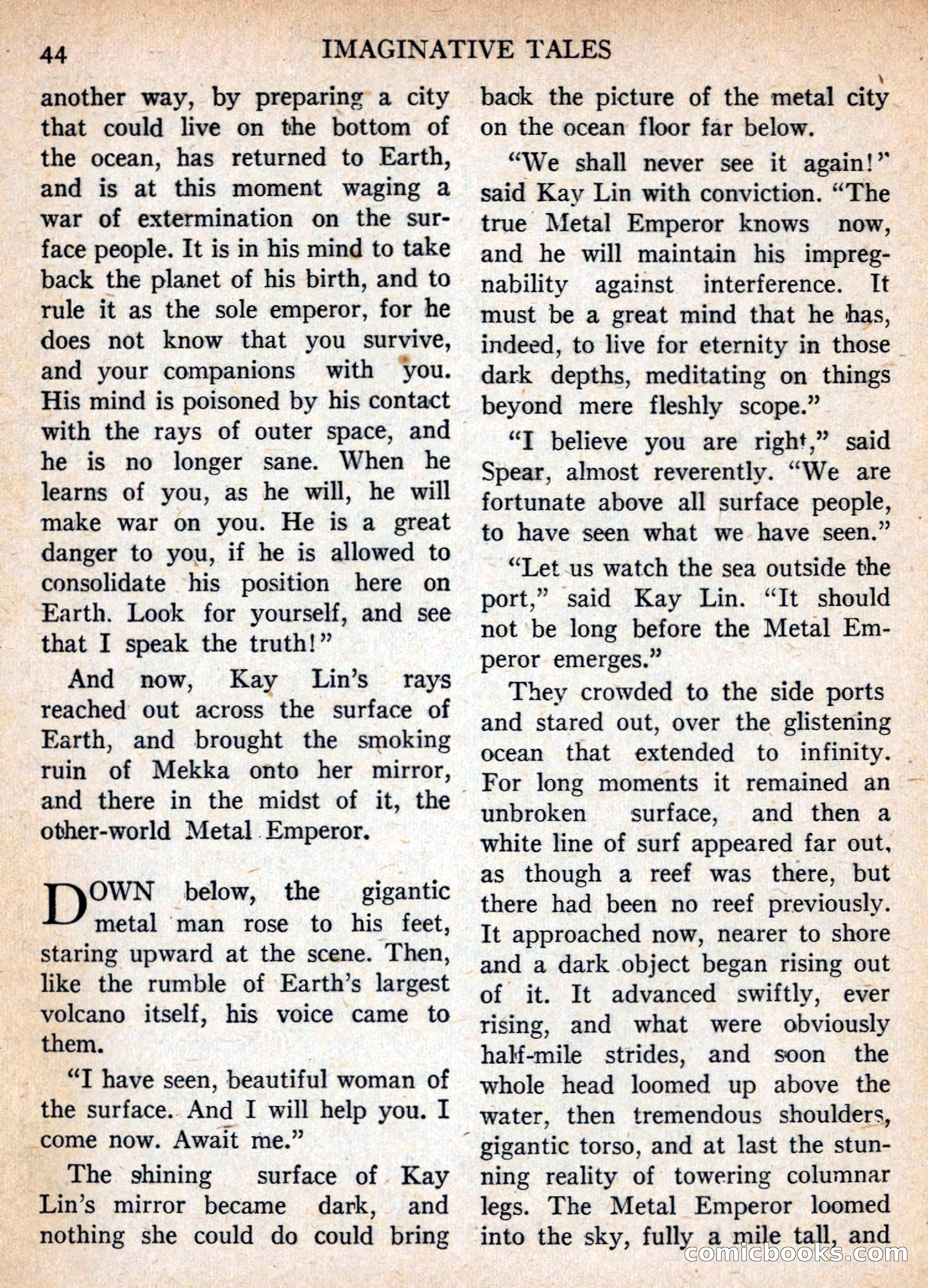 Imaginative Tales, November 1955 — page 44 of 132