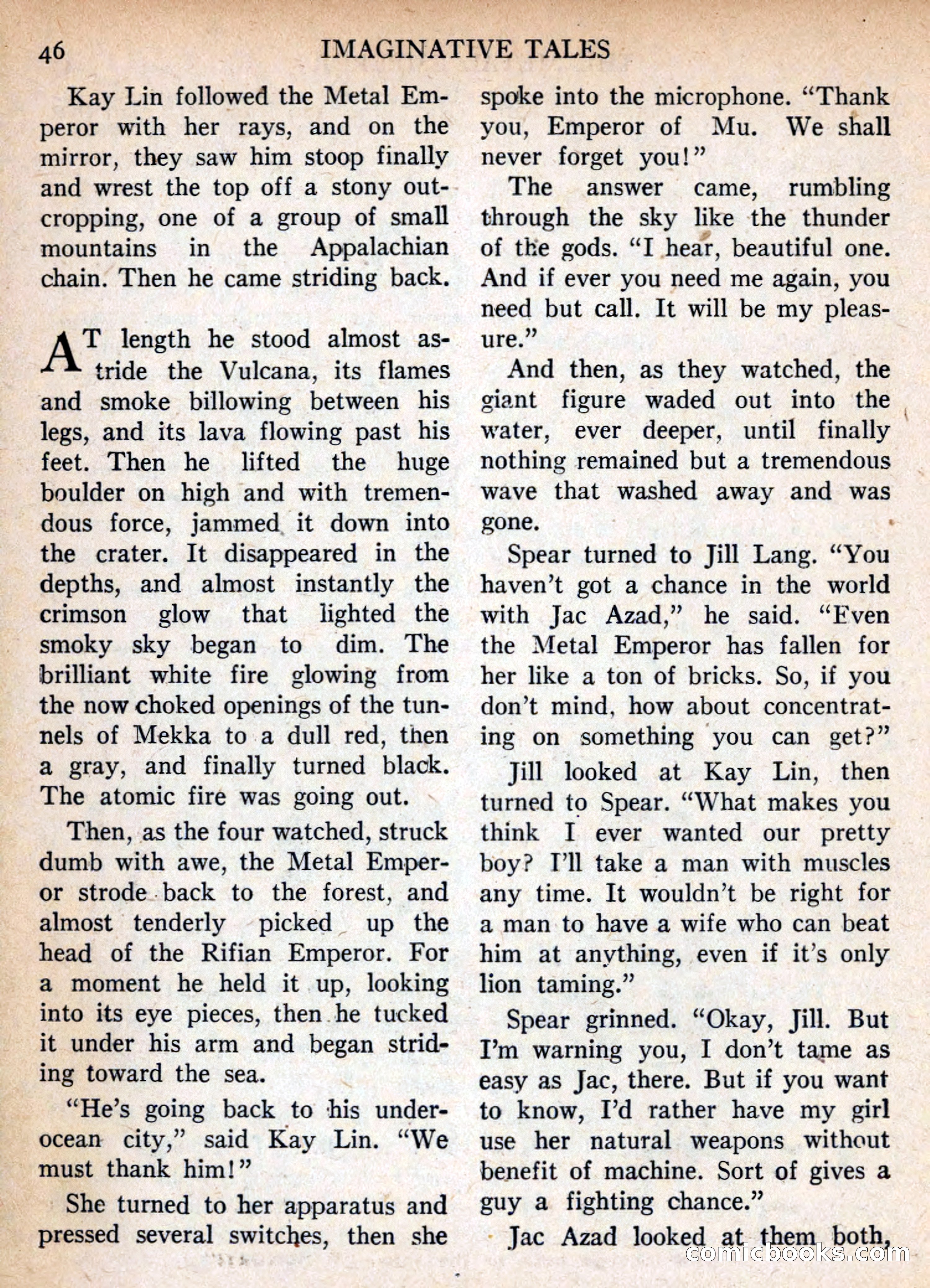 Imaginative Tales, November 1955 — page 46 of 132