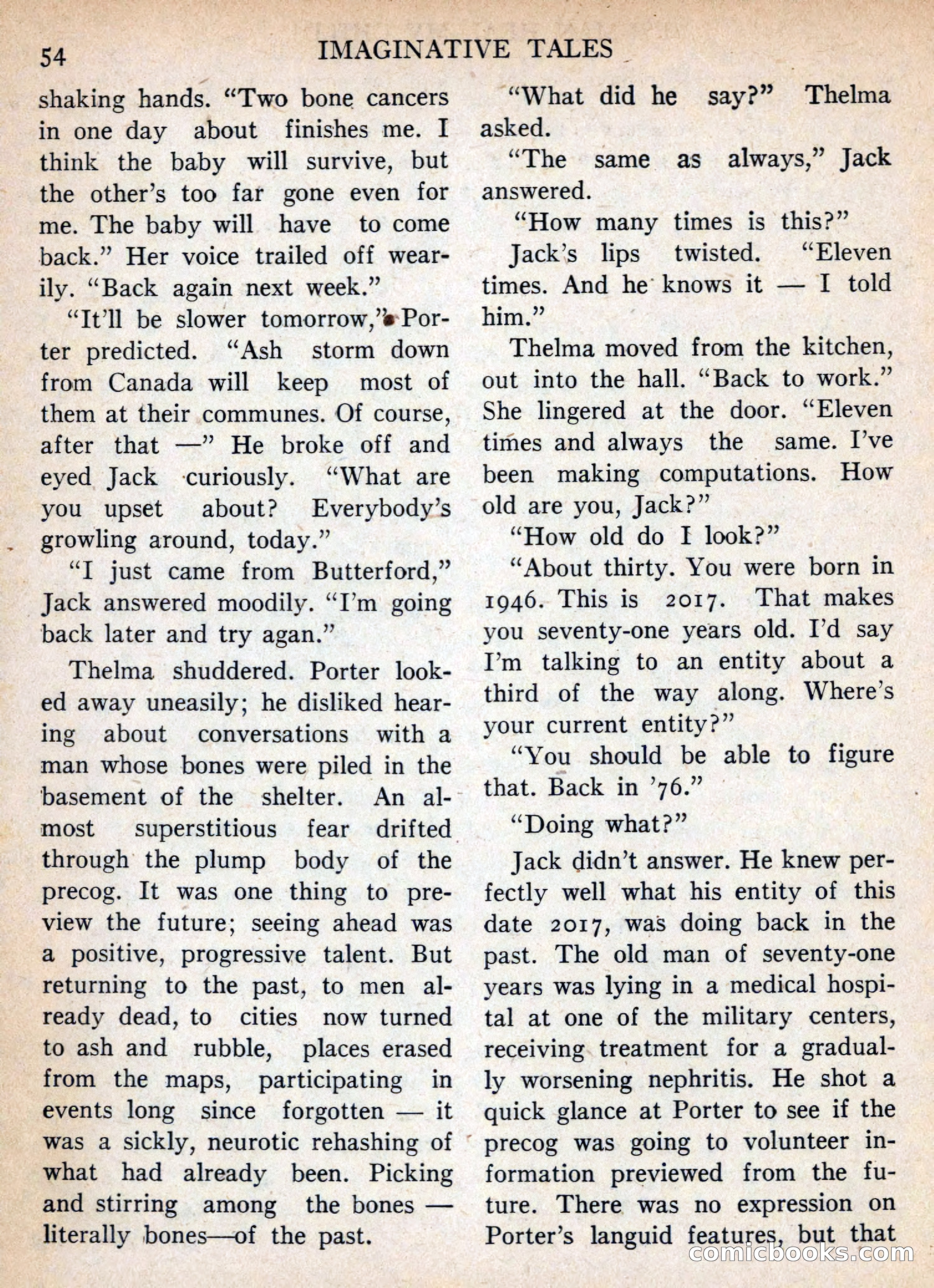 Imaginative Tales, November 1955 — page 54 of 132