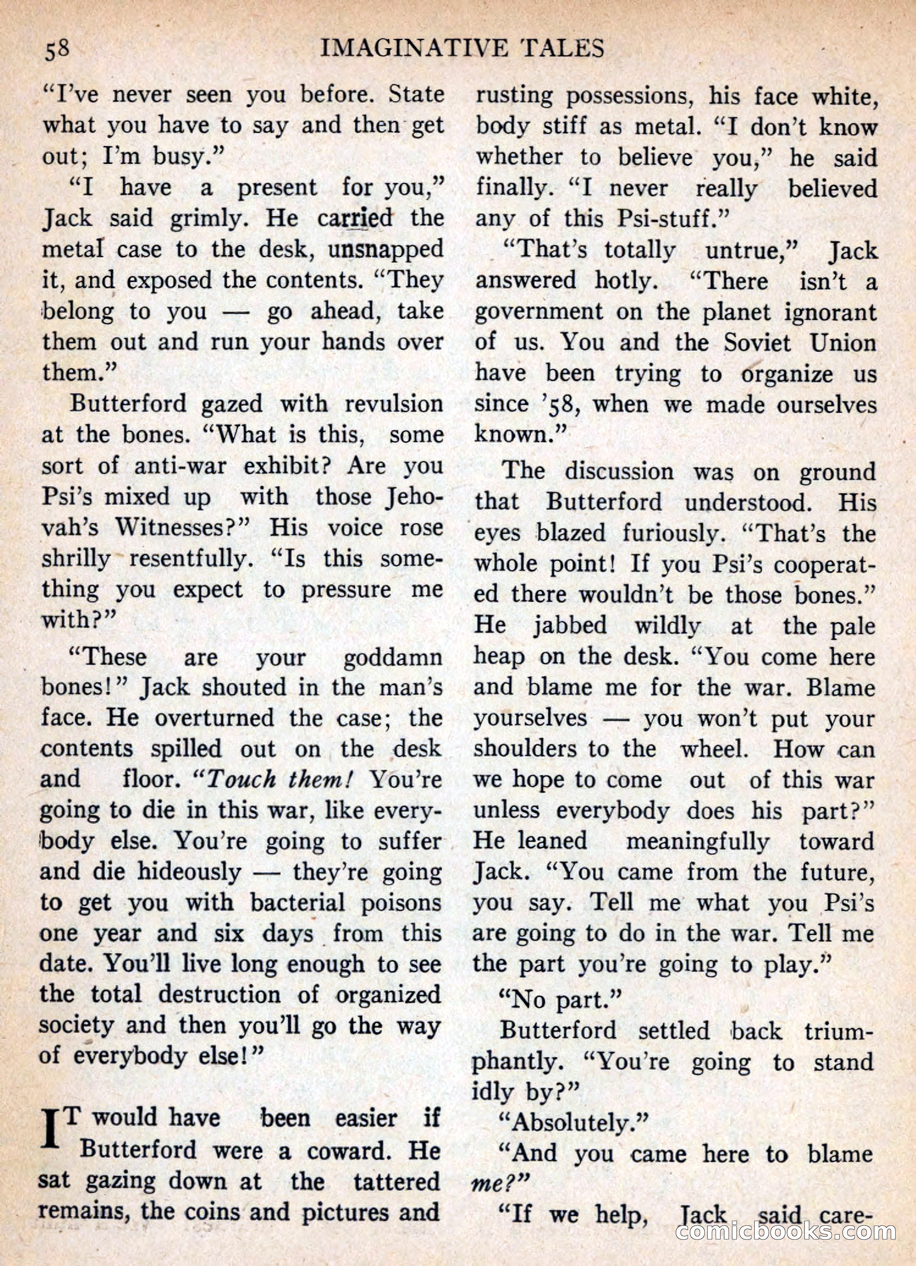Imaginative Tales, November 1955 — page 58 of 132