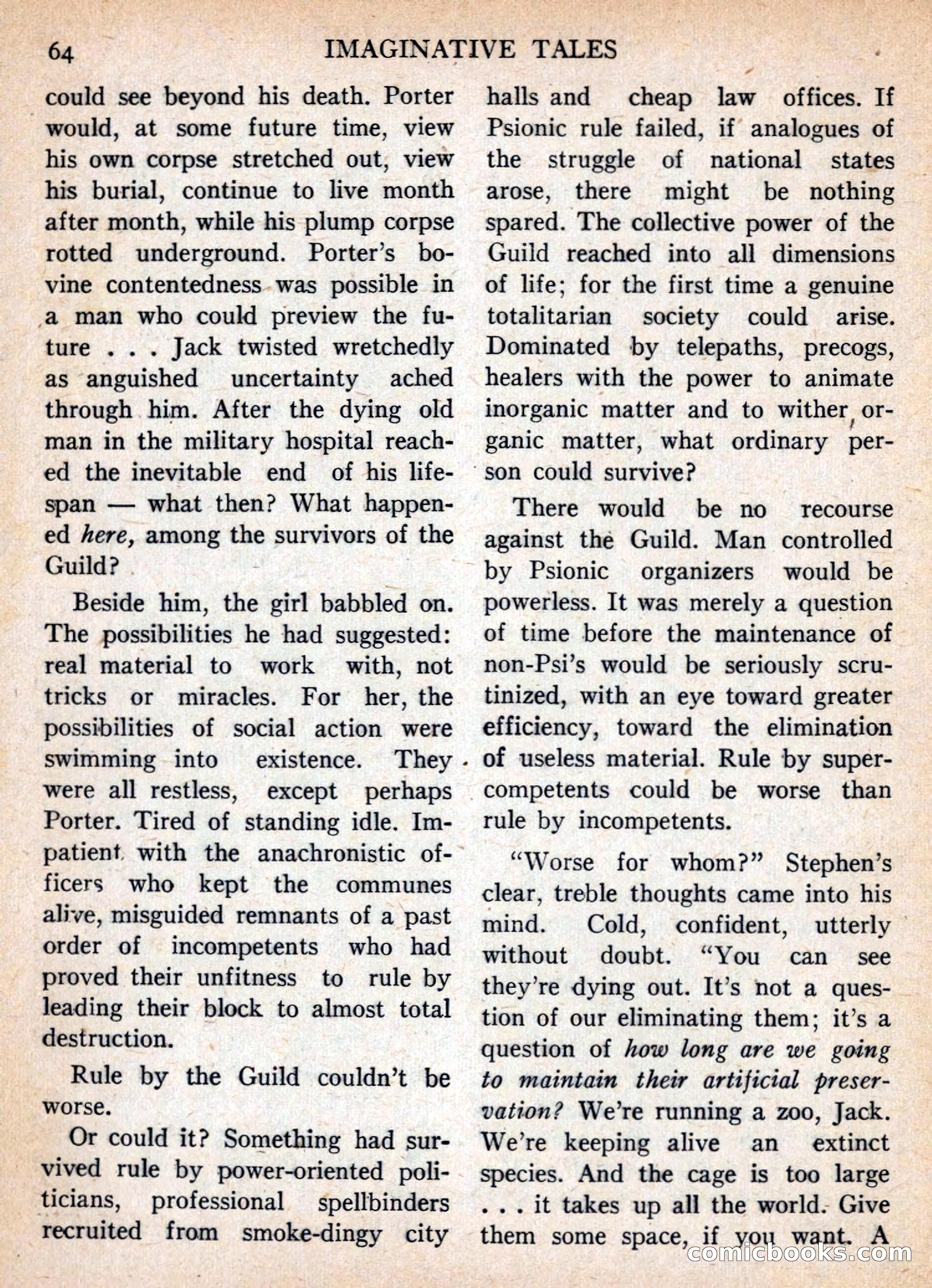 Imaginative Tales, November 1955 — page 64 of 132