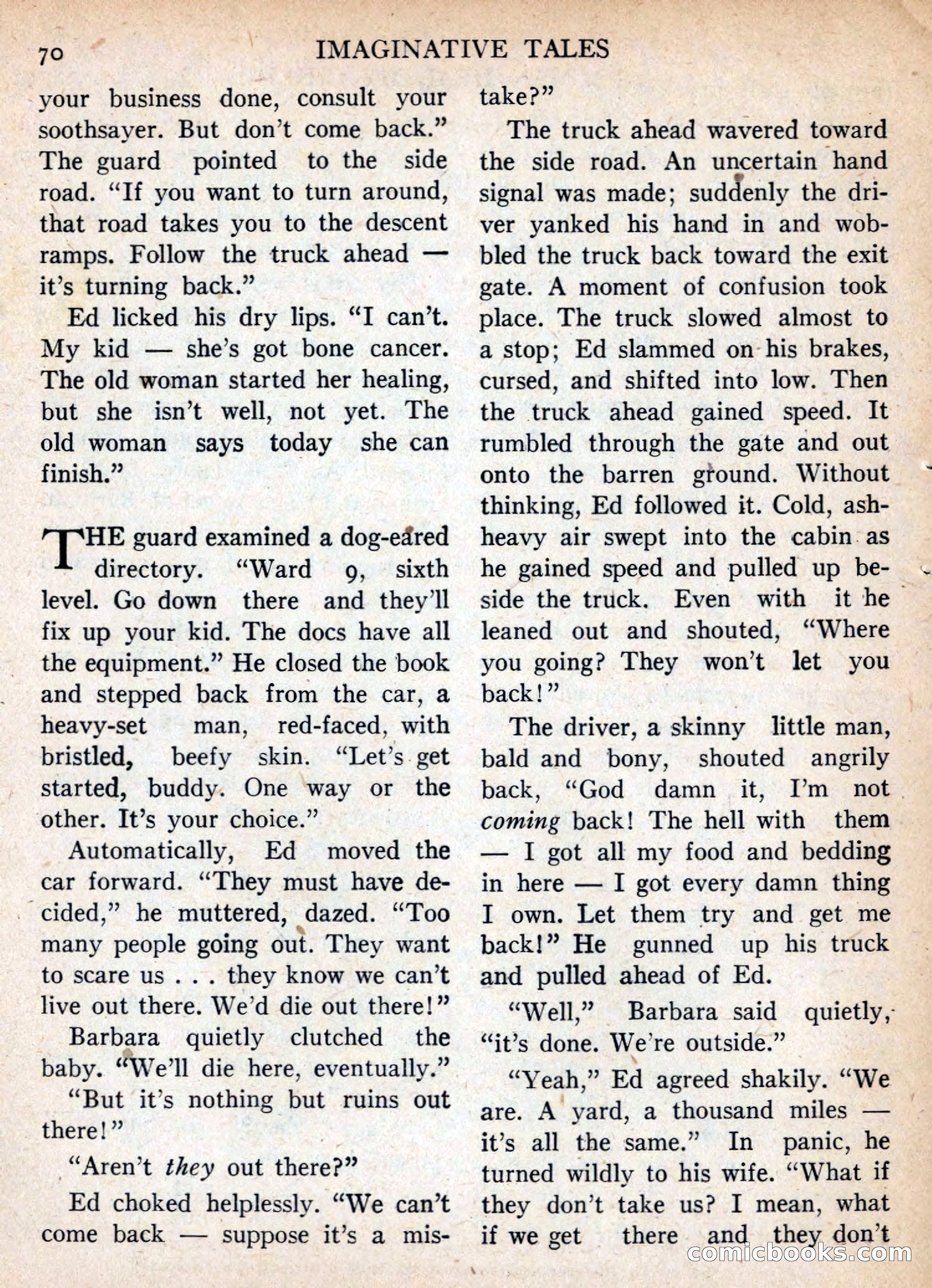 Imaginative Tales, November 1955 — page 70 of 132