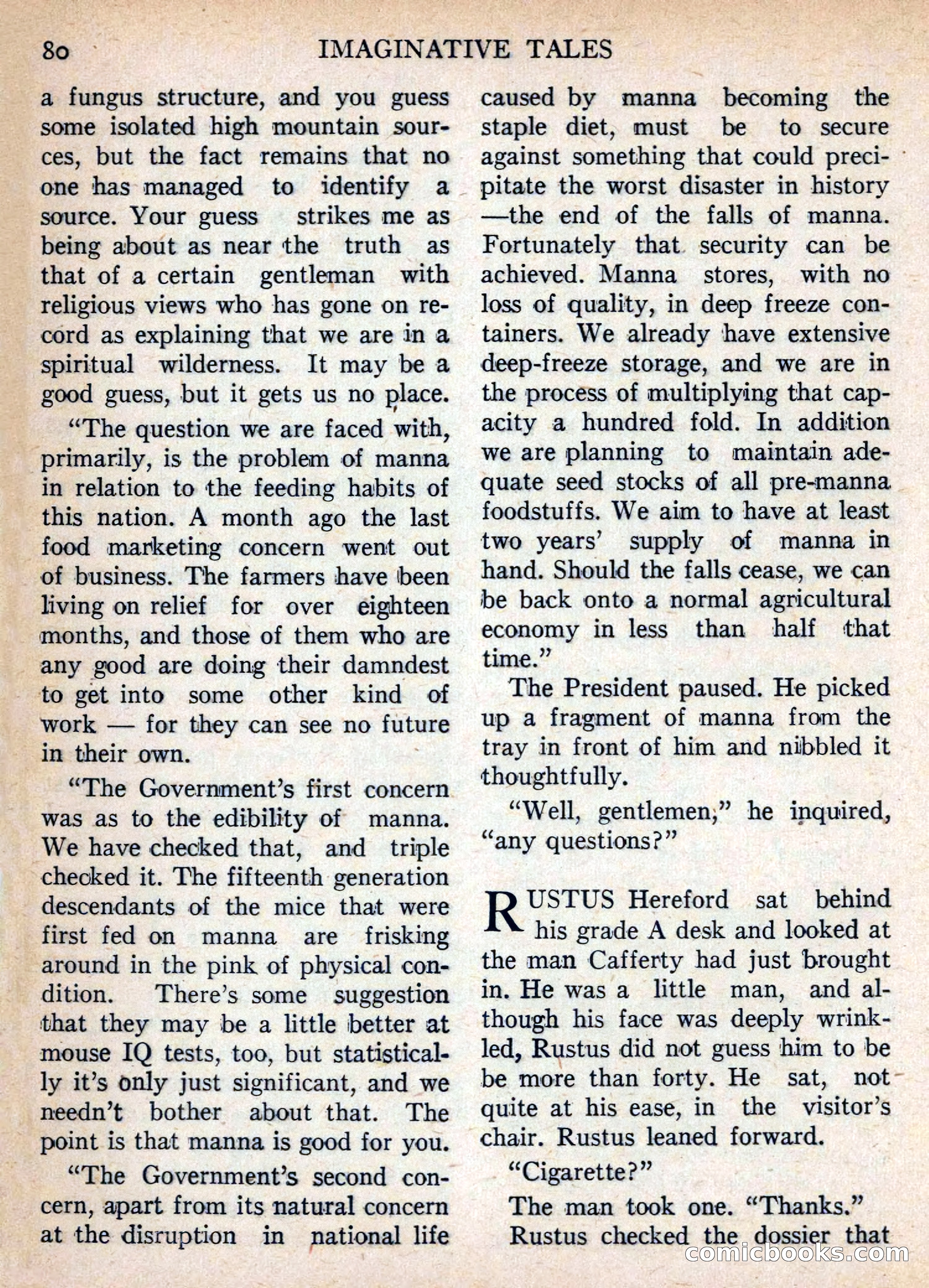 Imaginative Tales, November 1955 — page 80 of 132