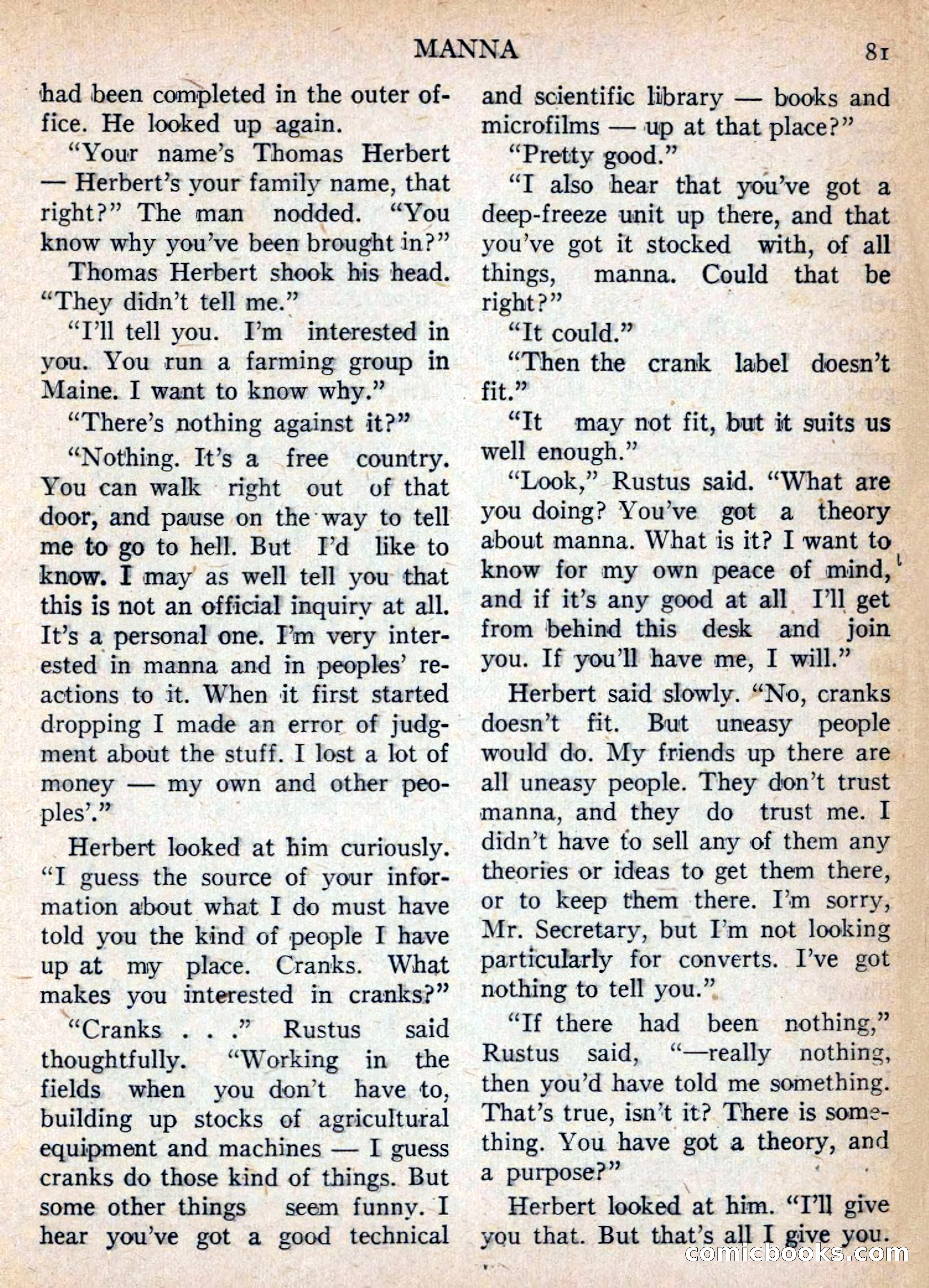 Imaginative Tales, November 1955 — page 81 of 132