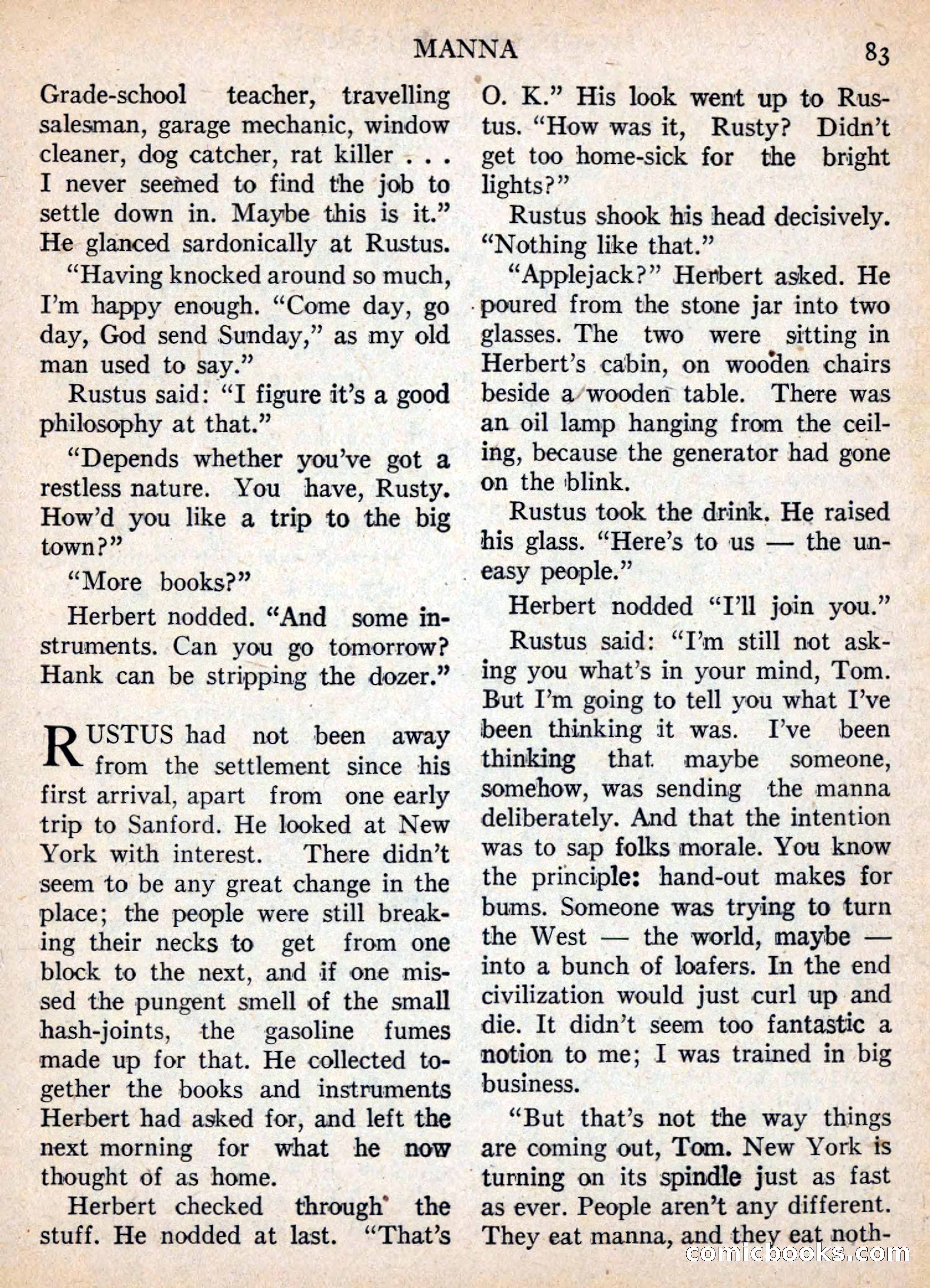 Imaginative Tales, November 1955 — page 83 of 132