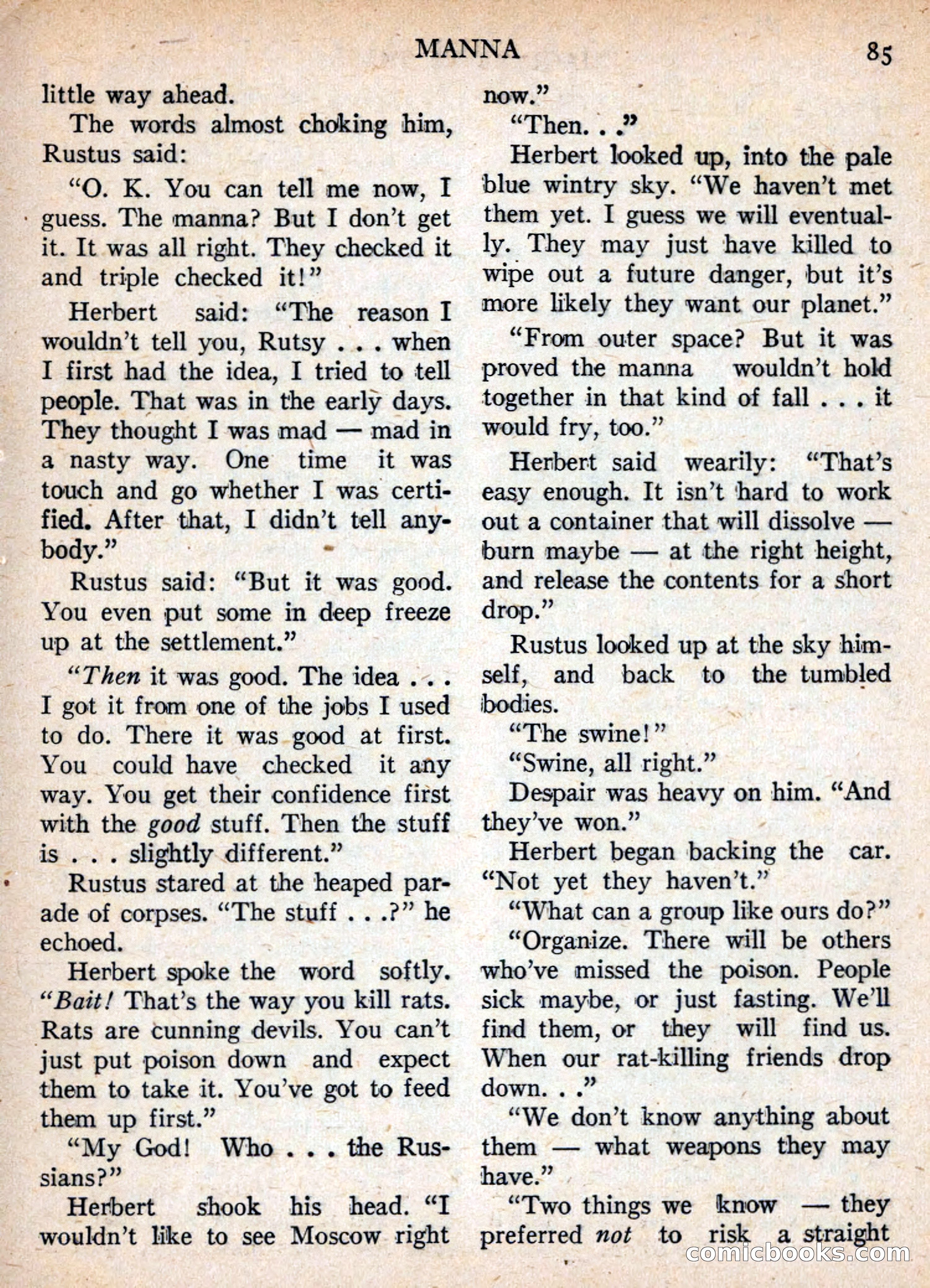 Imaginative Tales, November 1955 — page 85 of 132