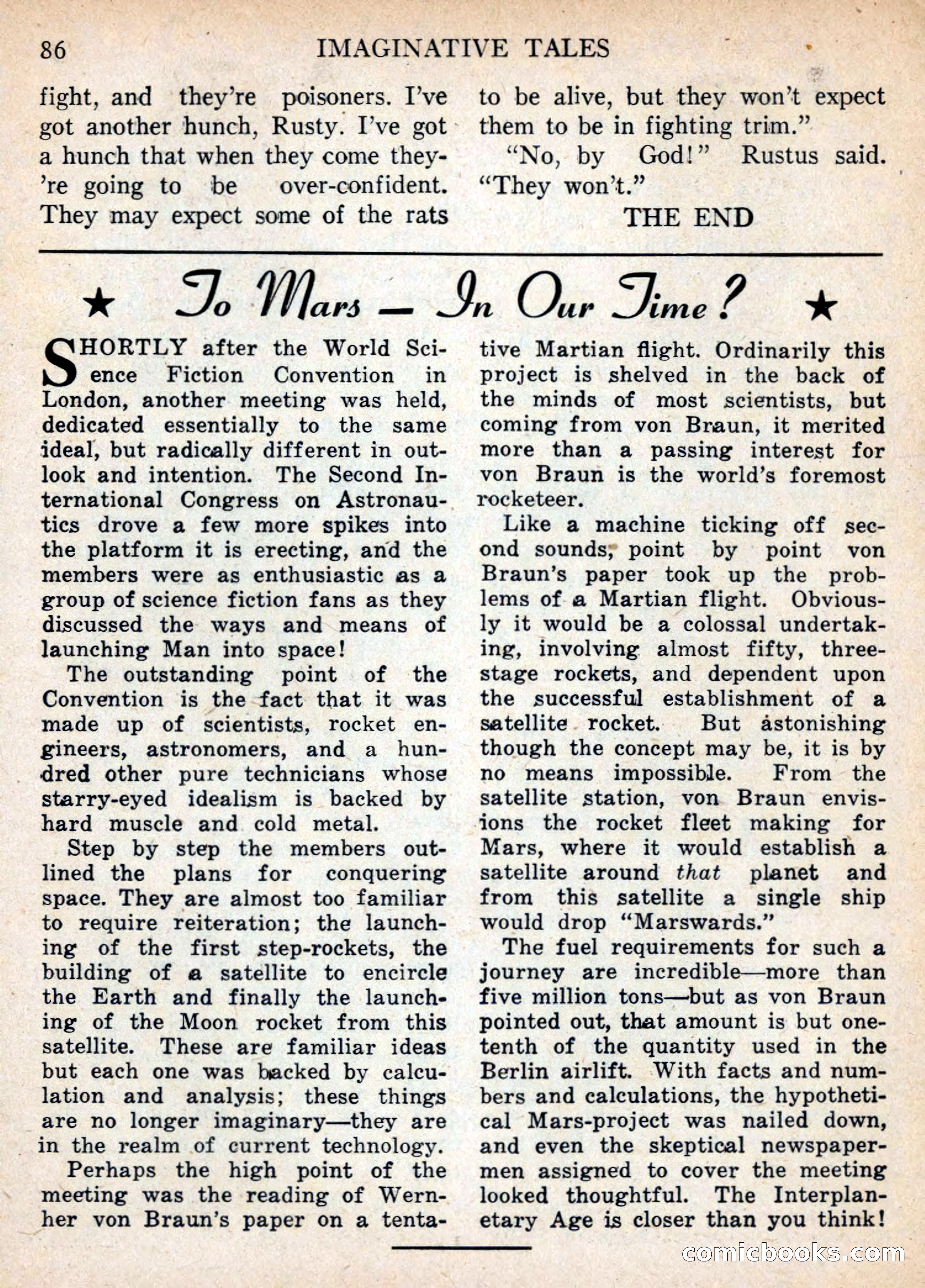 Imaginative Tales, November 1955 — page 86 of 132
