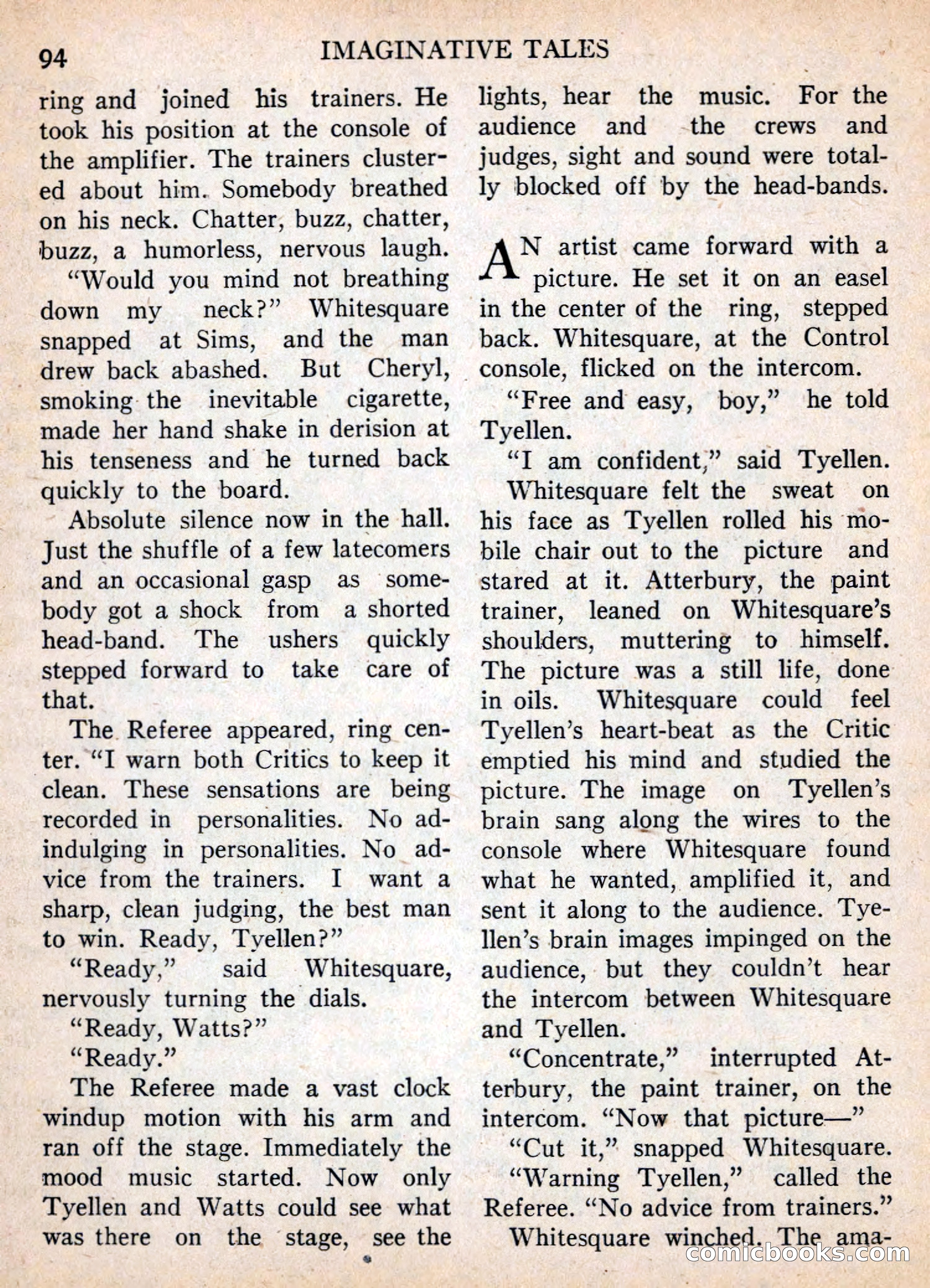 Imaginative Tales, November 1955 — page 94 of 132