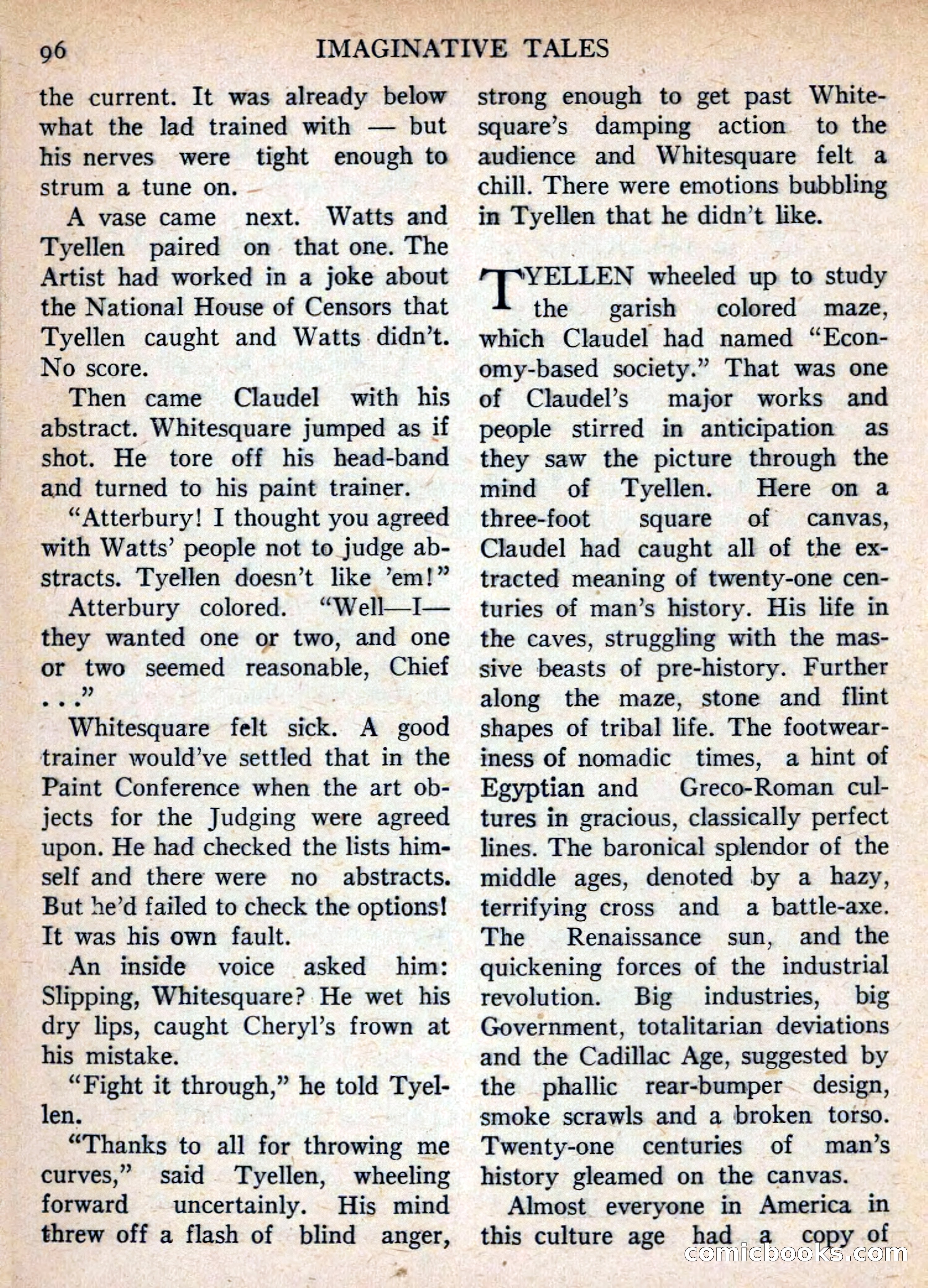 Imaginative Tales, November 1955 — page 96 of 132