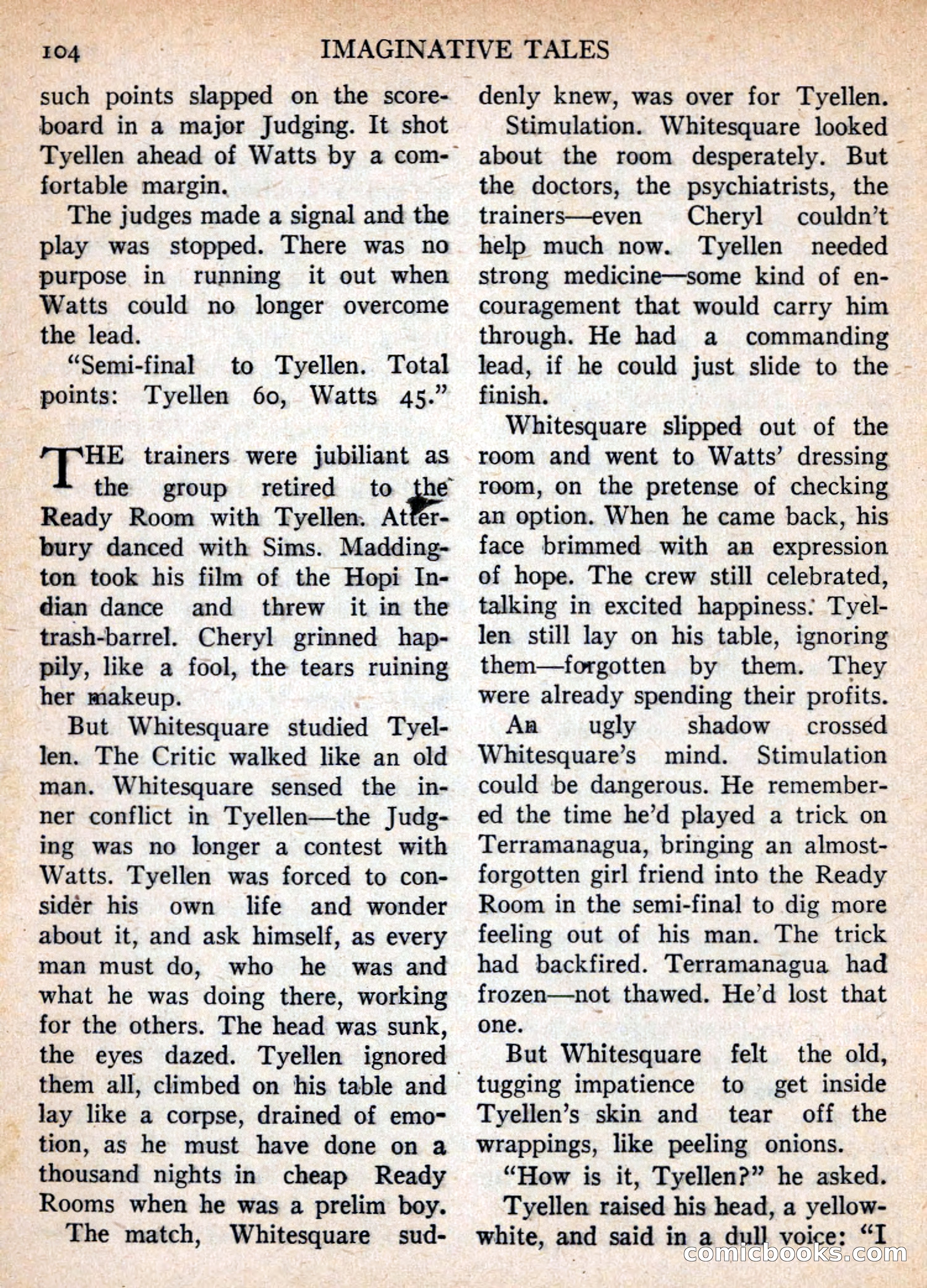 Imaginative Tales, November 1955 — page 104 of 132