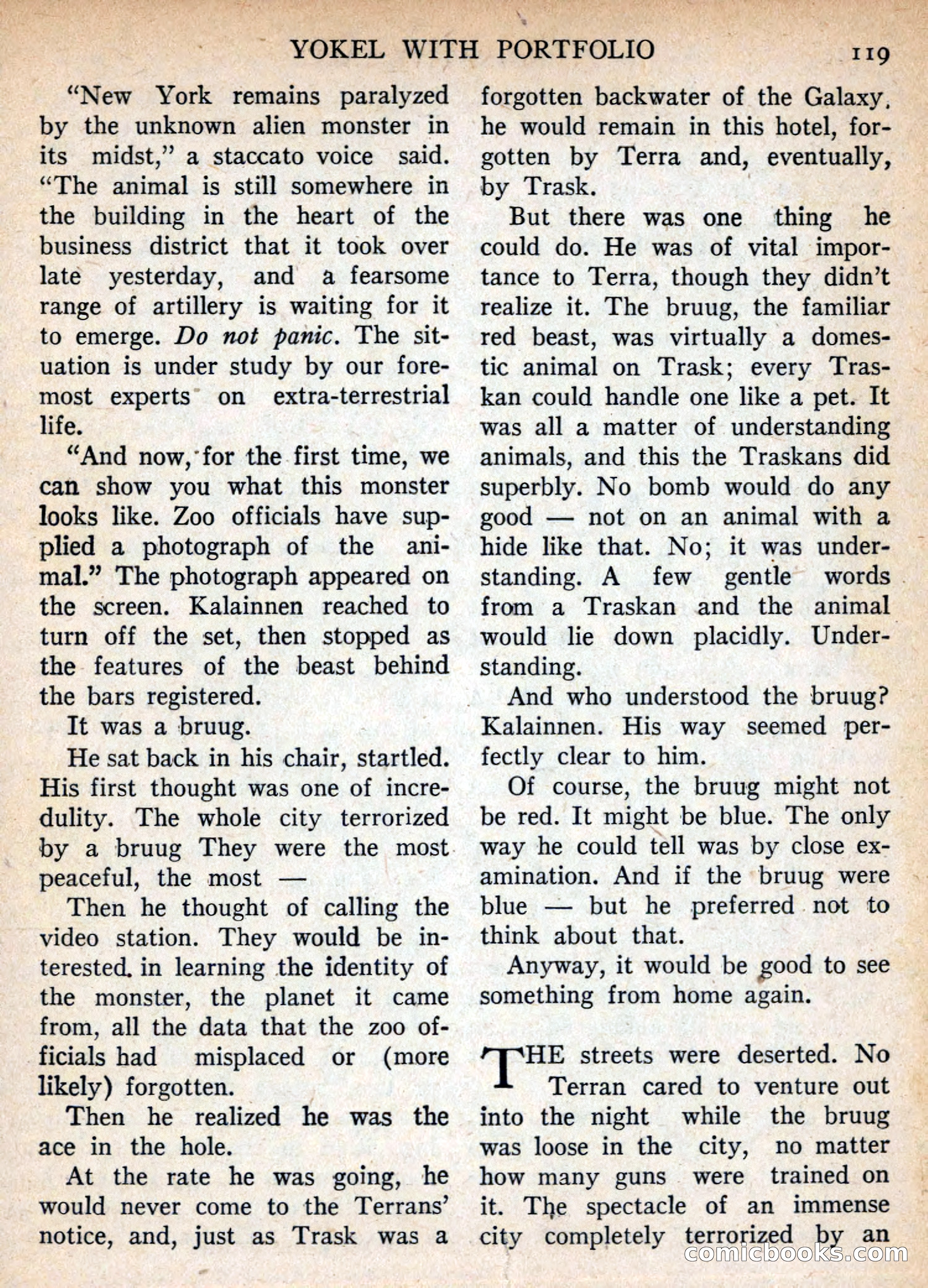 Imaginative Tales, November 1955 — page 119 of 132