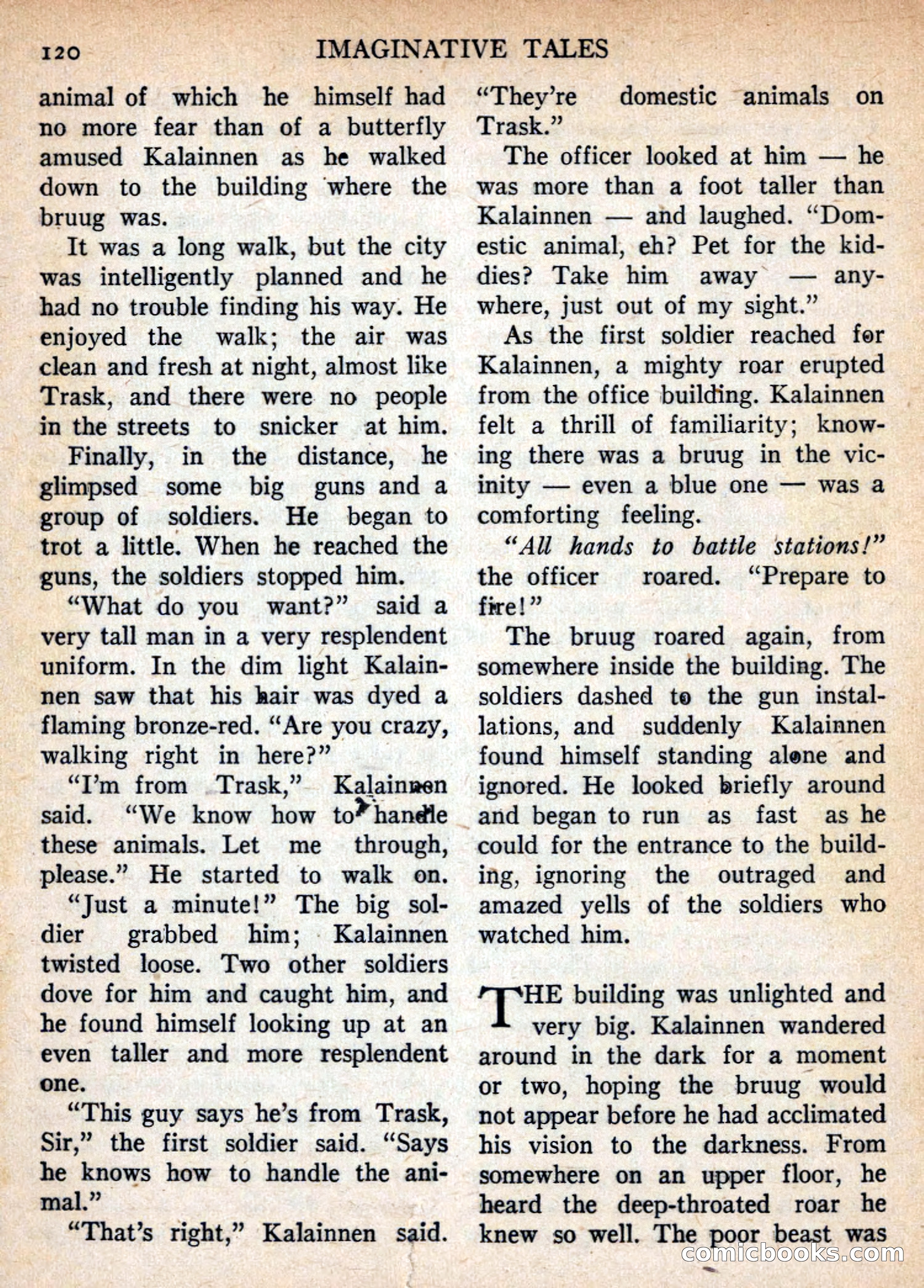 Imaginative Tales, November 1955 — page 120 of 132