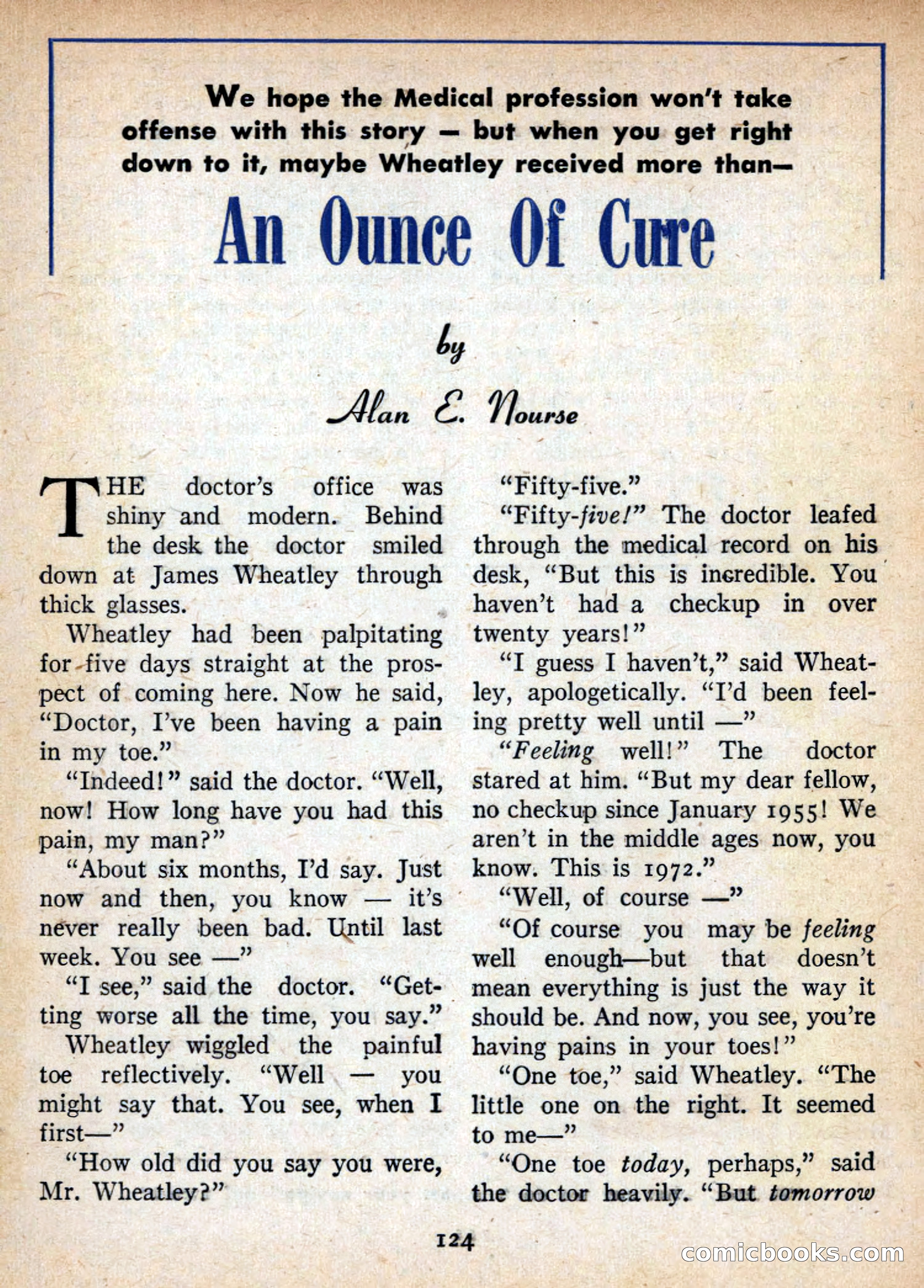 Imaginative Tales, November 1955 — page 124 of 132