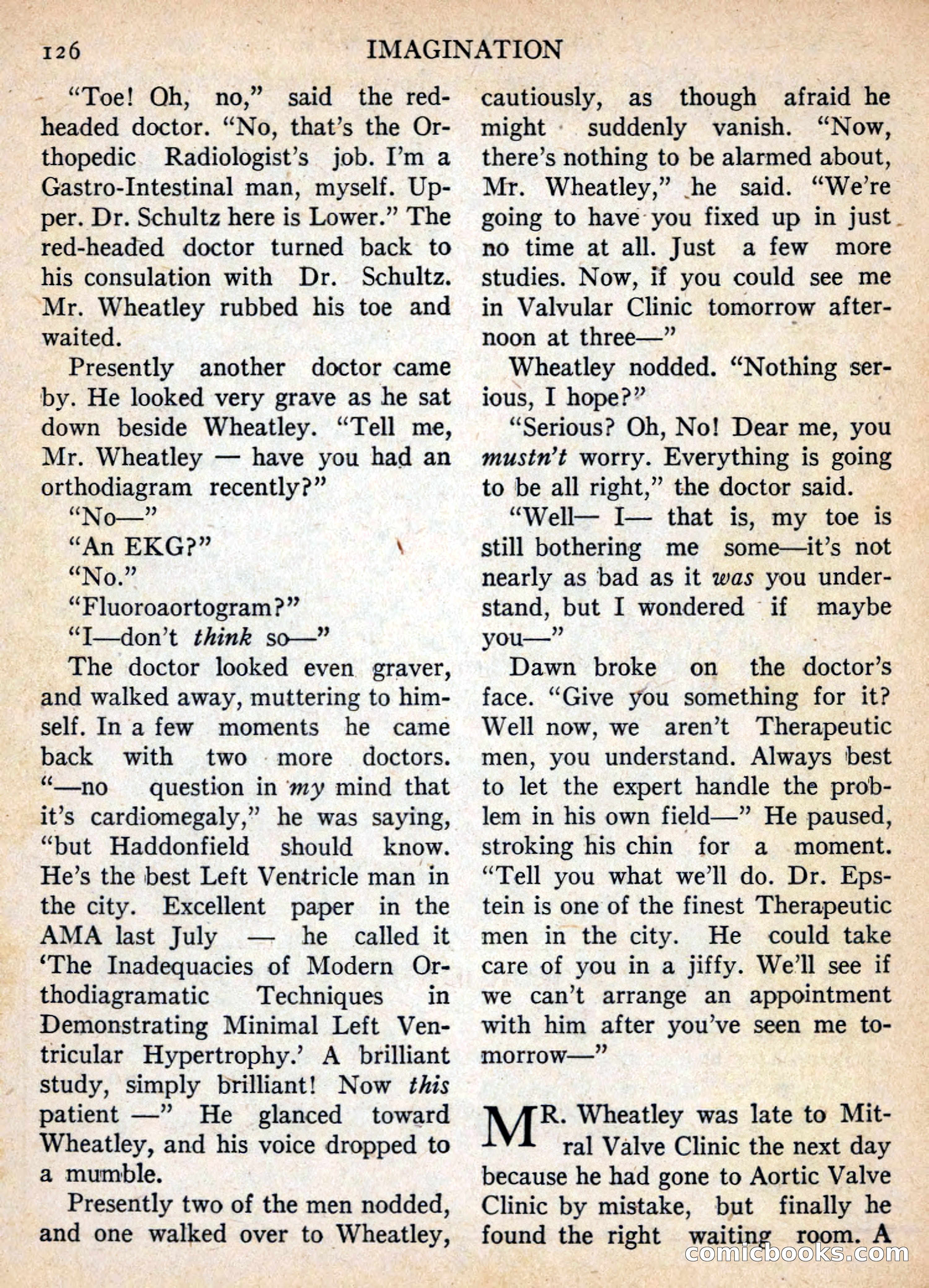 Imaginative Tales, November 1955 — page 126 of 132