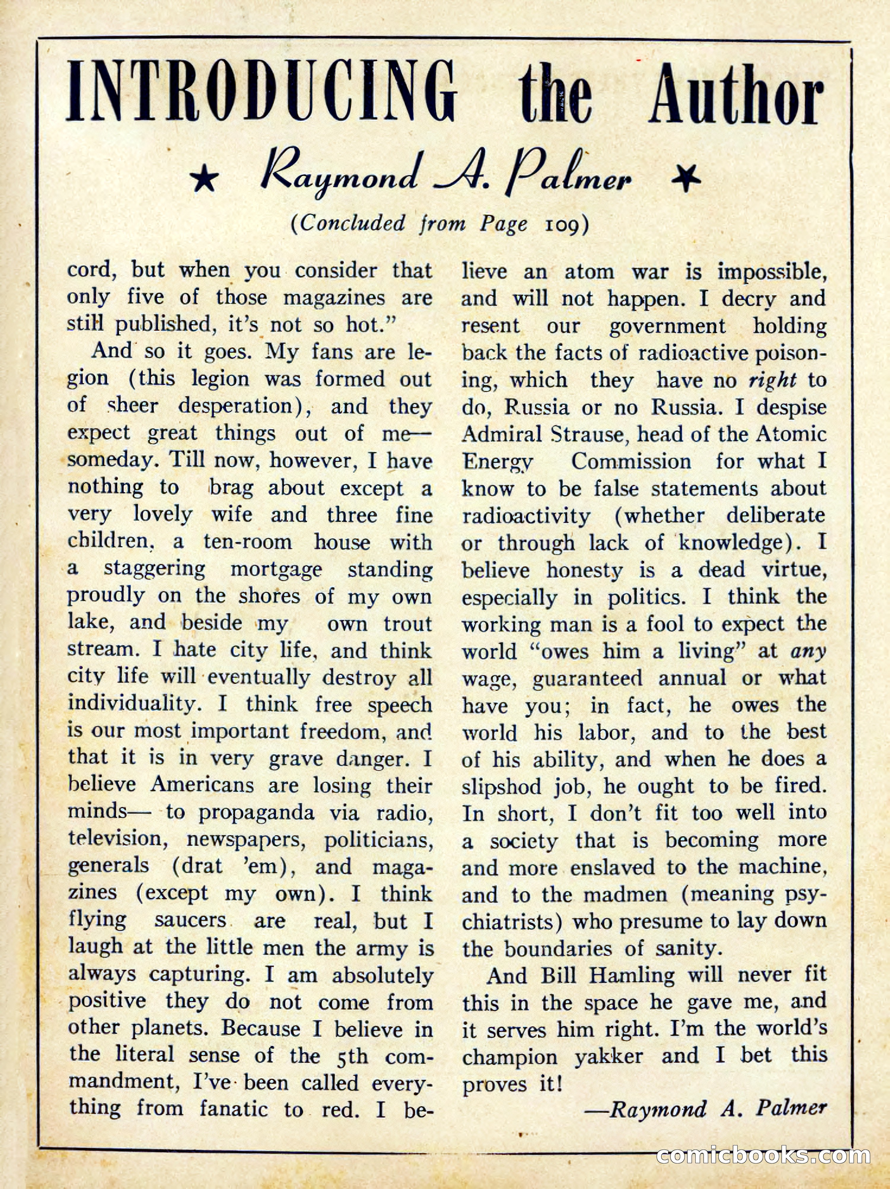 Imaginative Tales, November 1955 — page 131 of 132