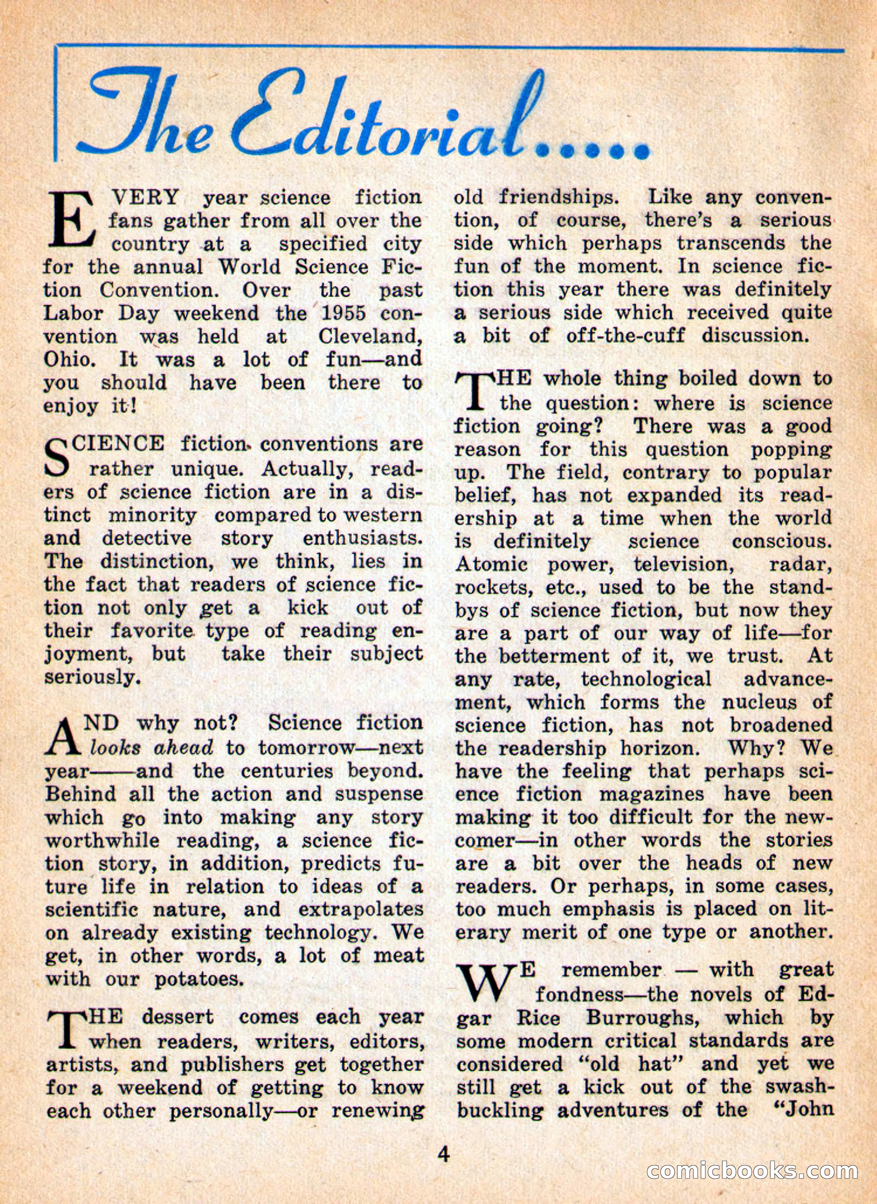 Imaginative Tales, January 1956 — page 4 of 132