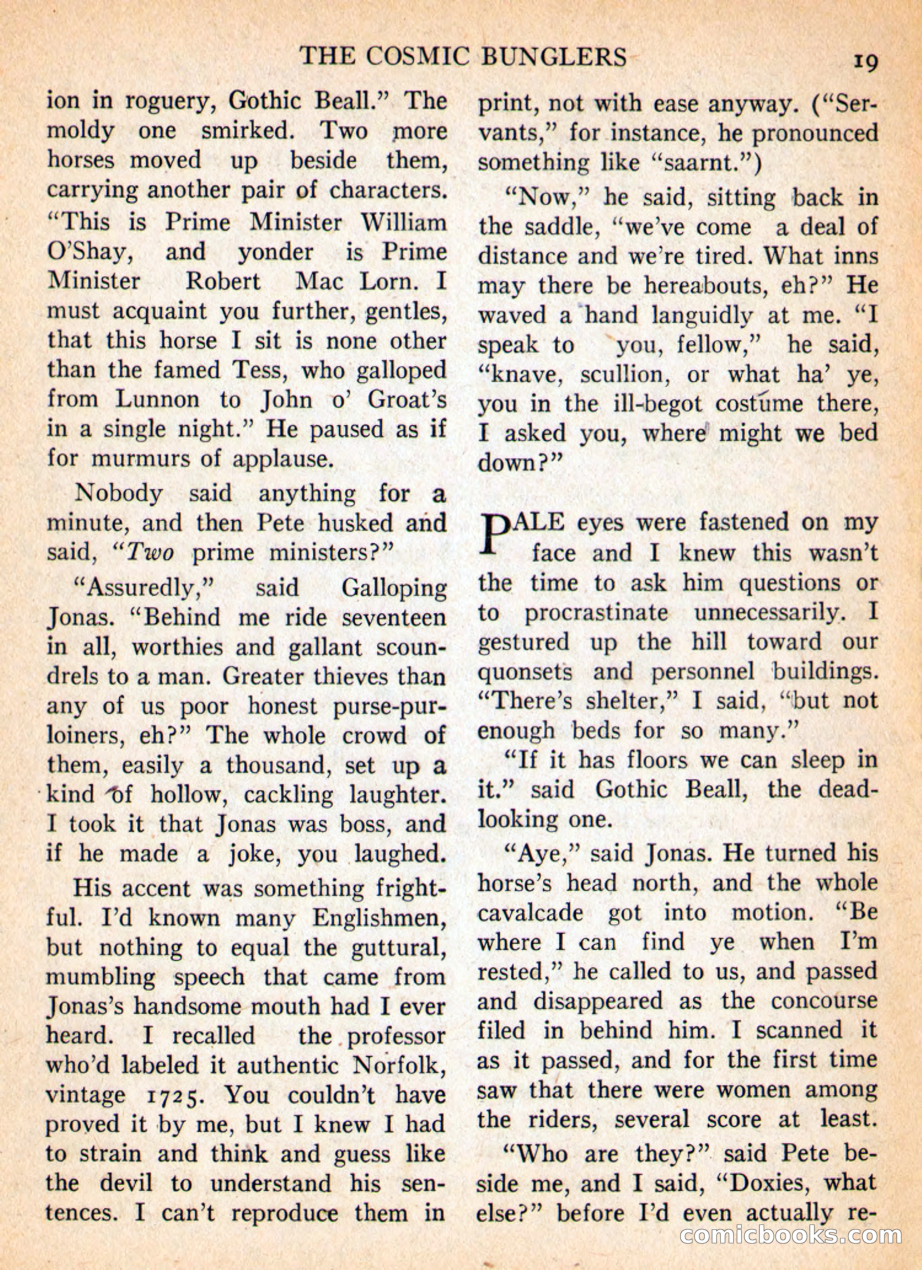 Imaginative Tales, January 1956 — page 19 of 132