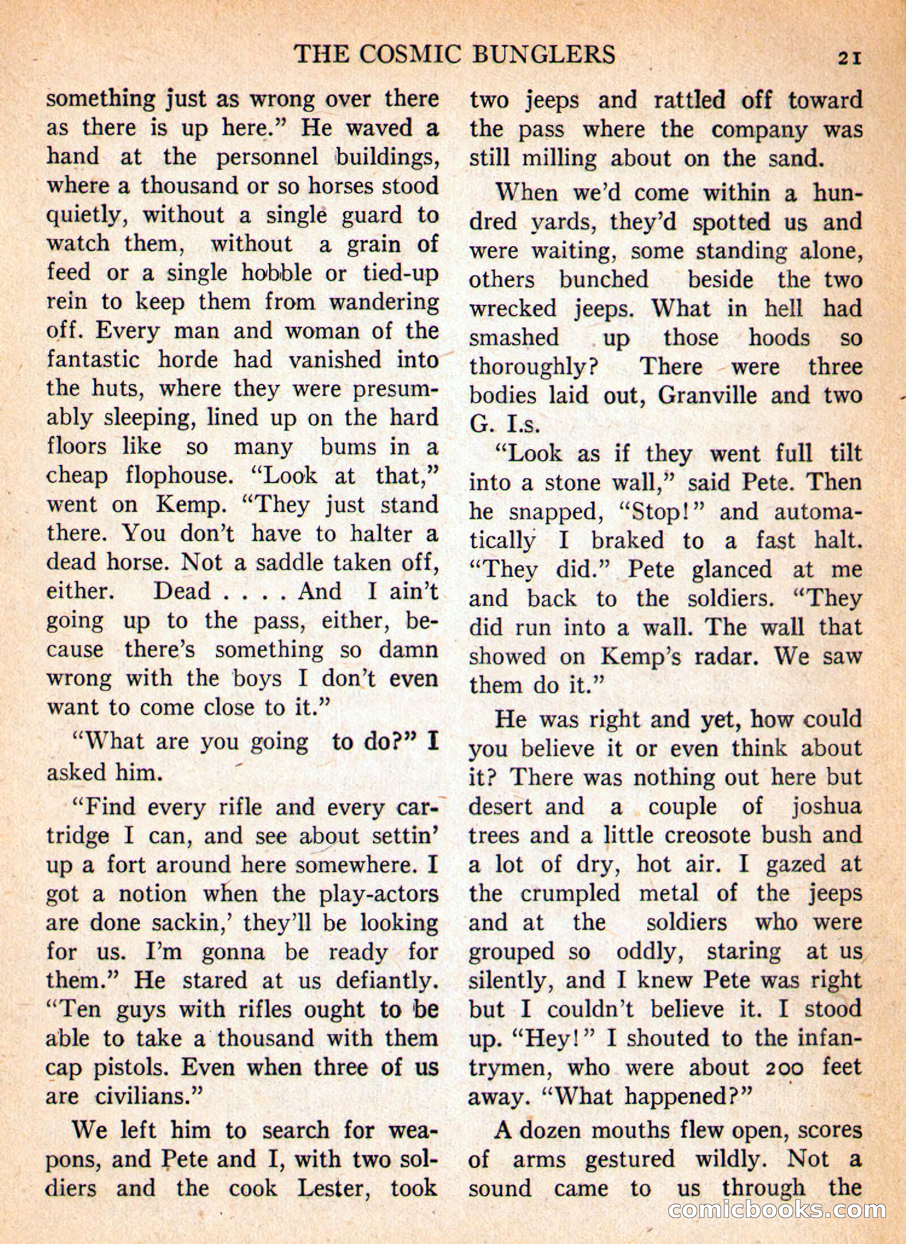 Imaginative Tales, January 1956 — page 21 of 132