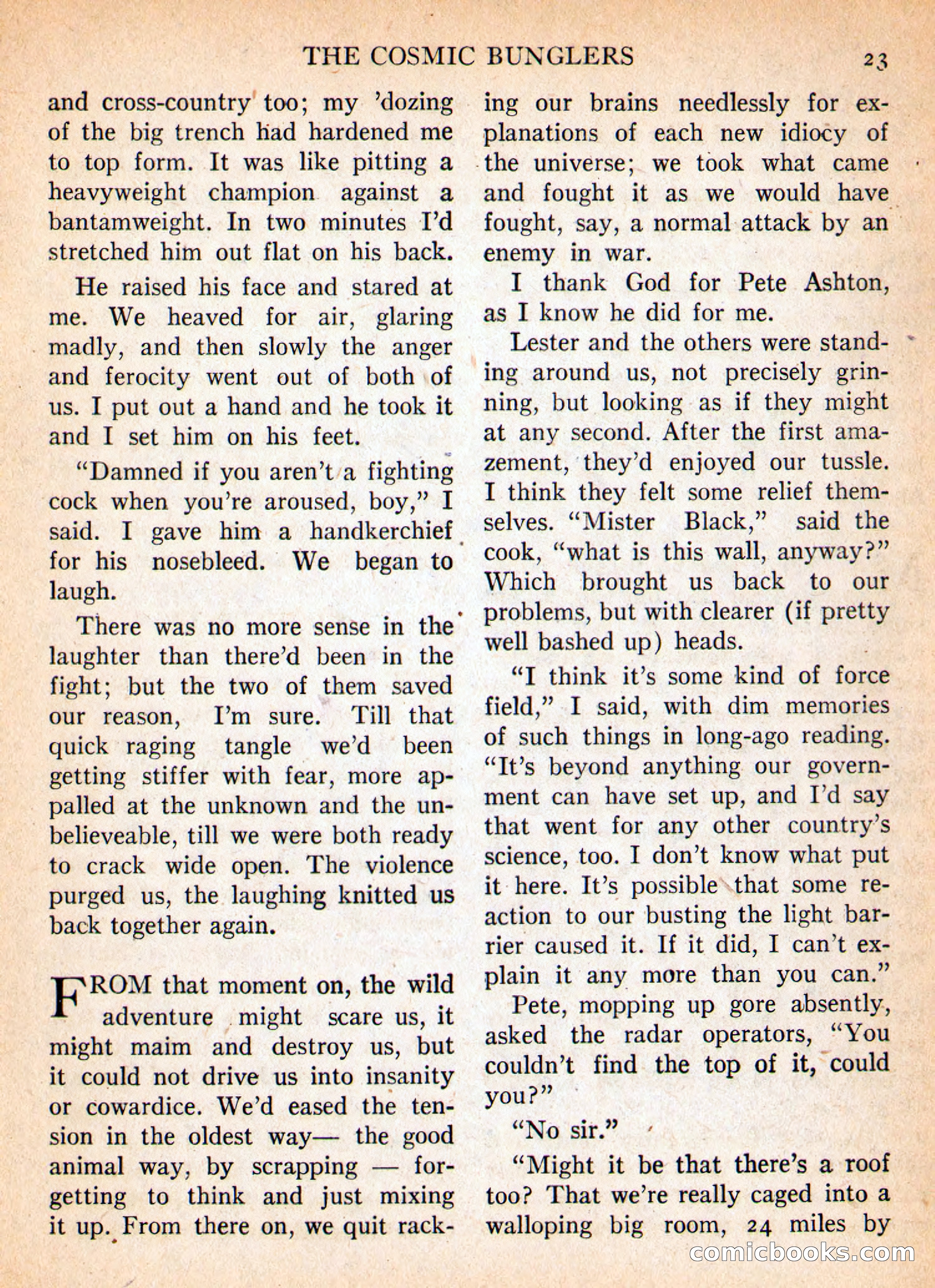 Imaginative Tales, January 1956 — page 23 of 132