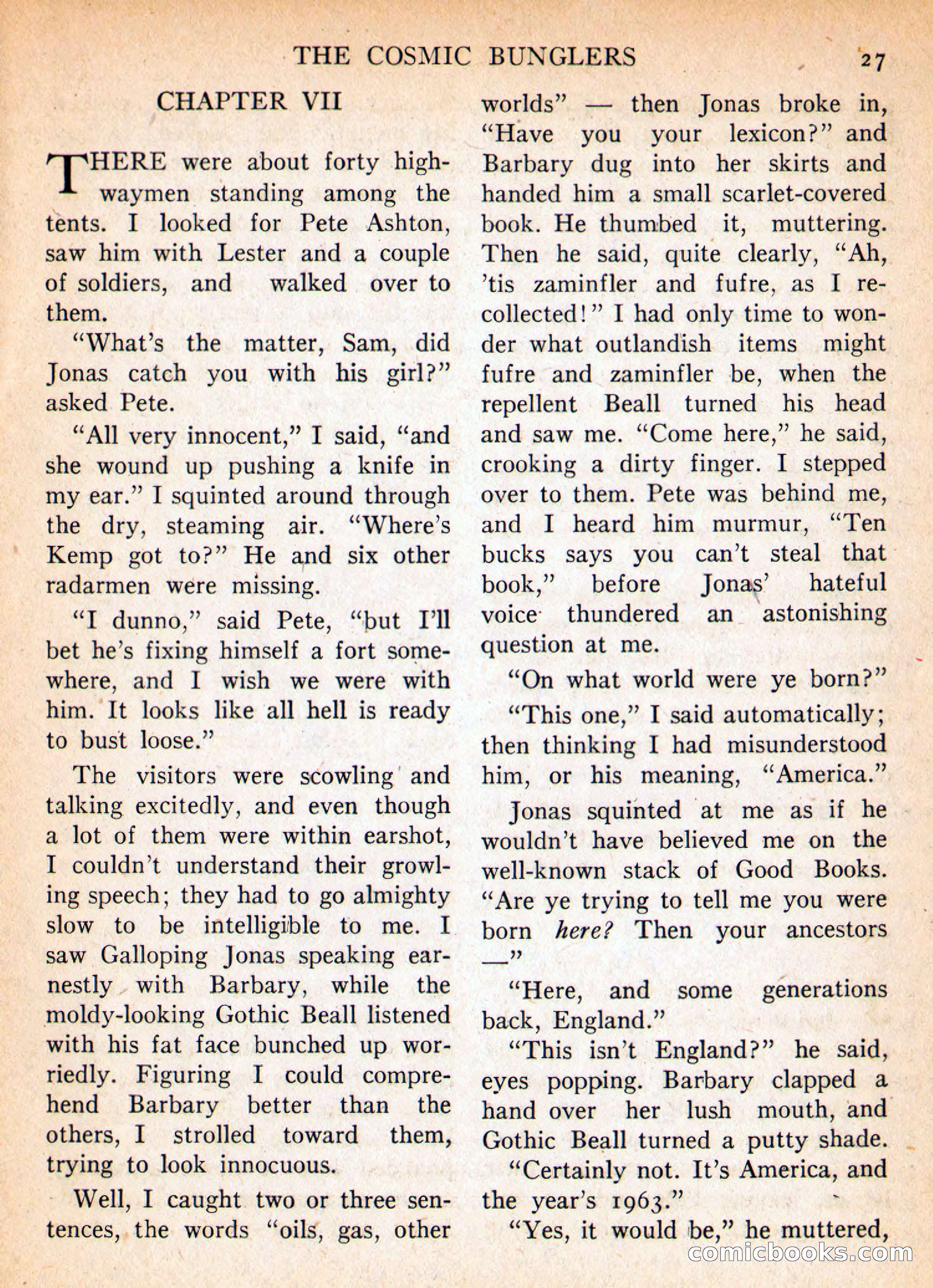 Imaginative Tales, January 1956 — page 27 of 132