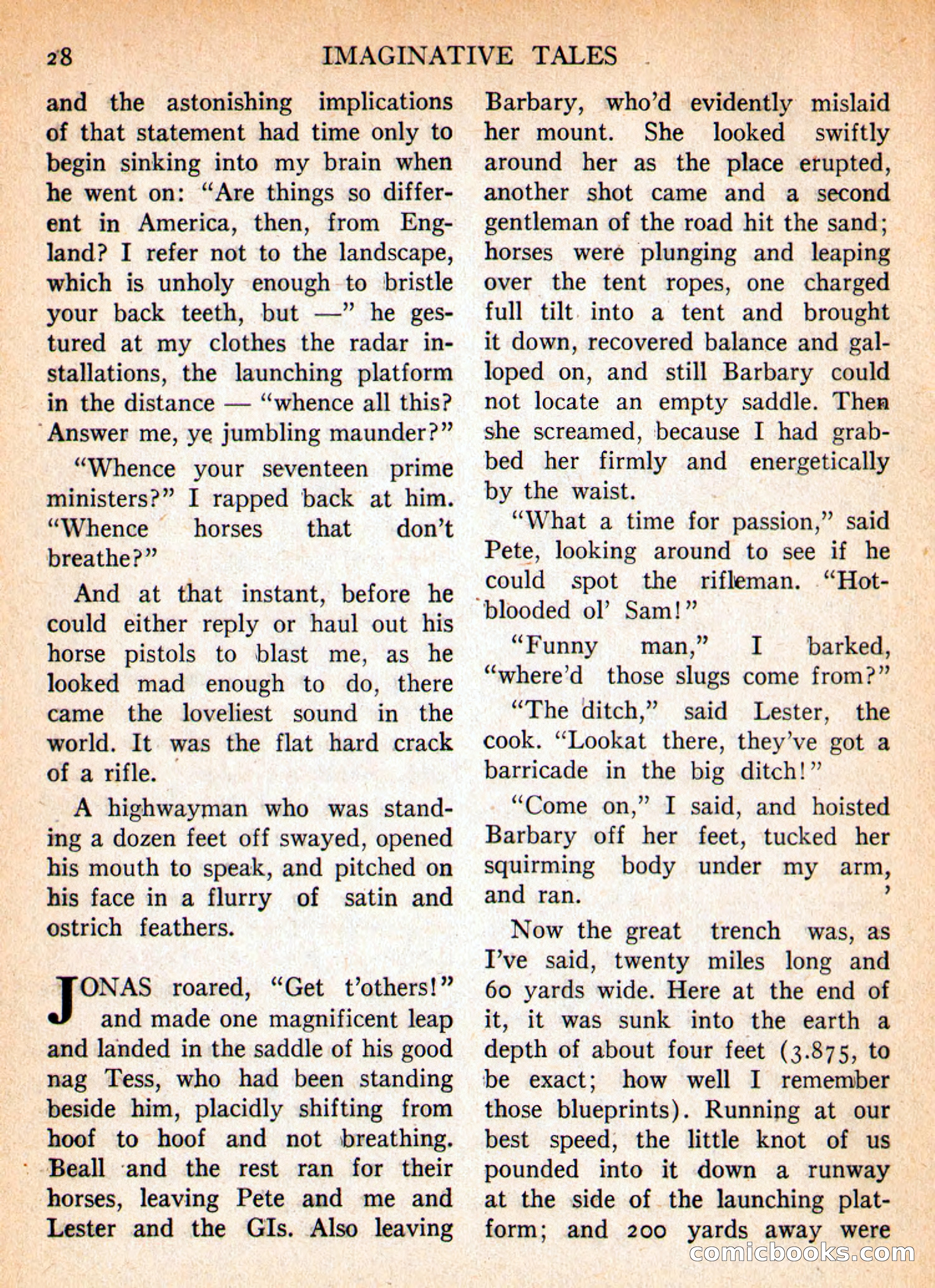 Imaginative Tales, January 1956 — page 28 of 132