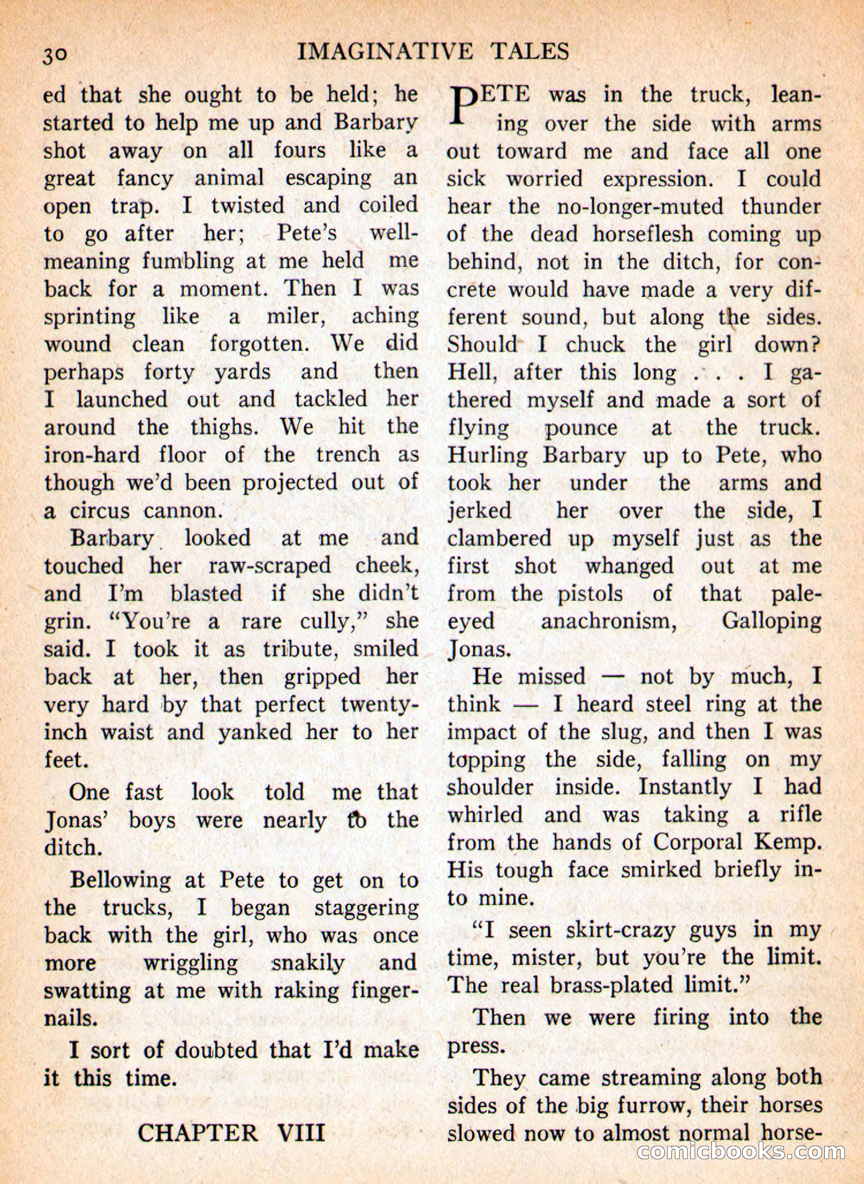 Imaginative Tales, January 1956 — page 30 of 132
