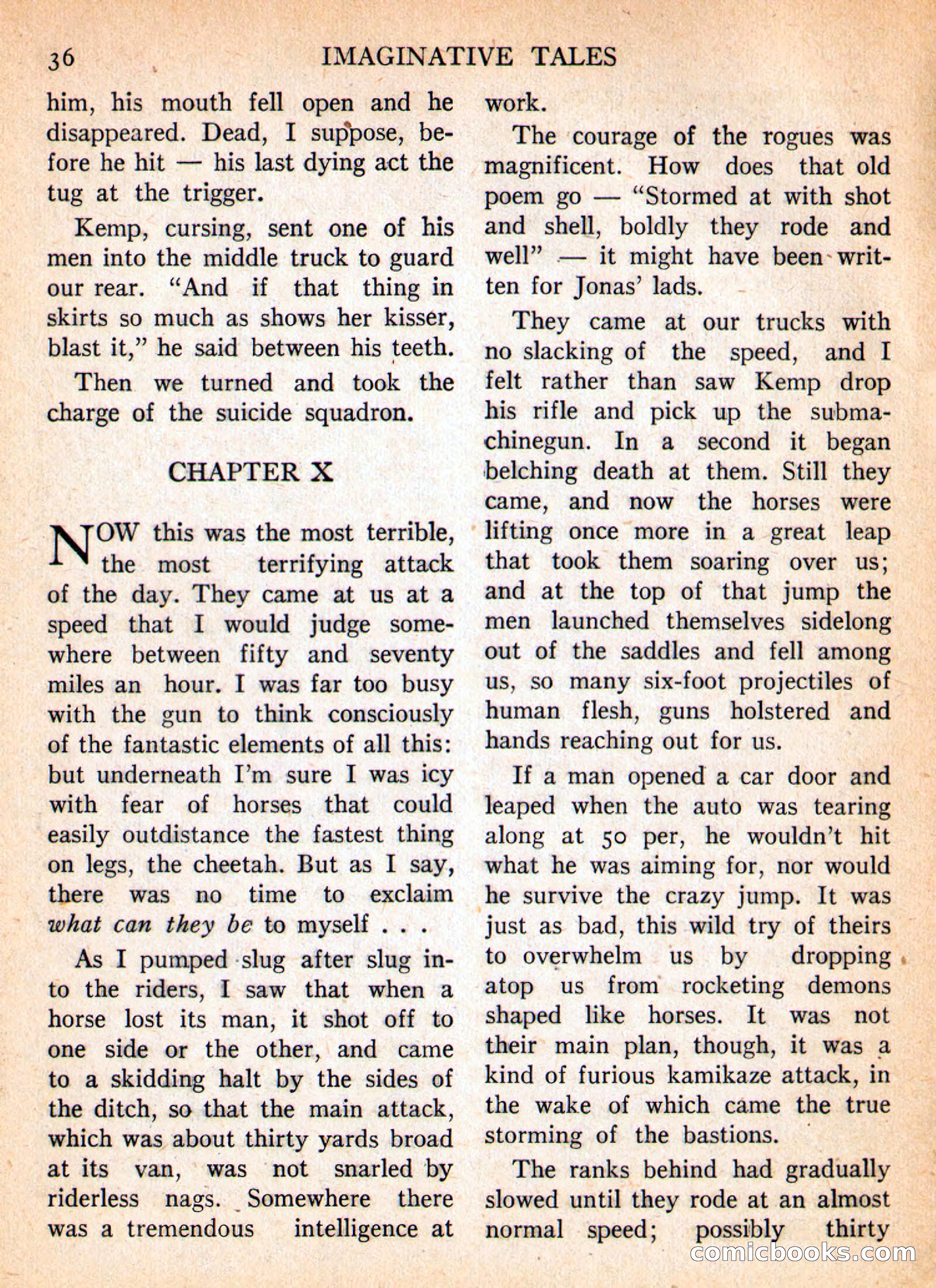 Imaginative Tales, January 1956 — page 36 of 132