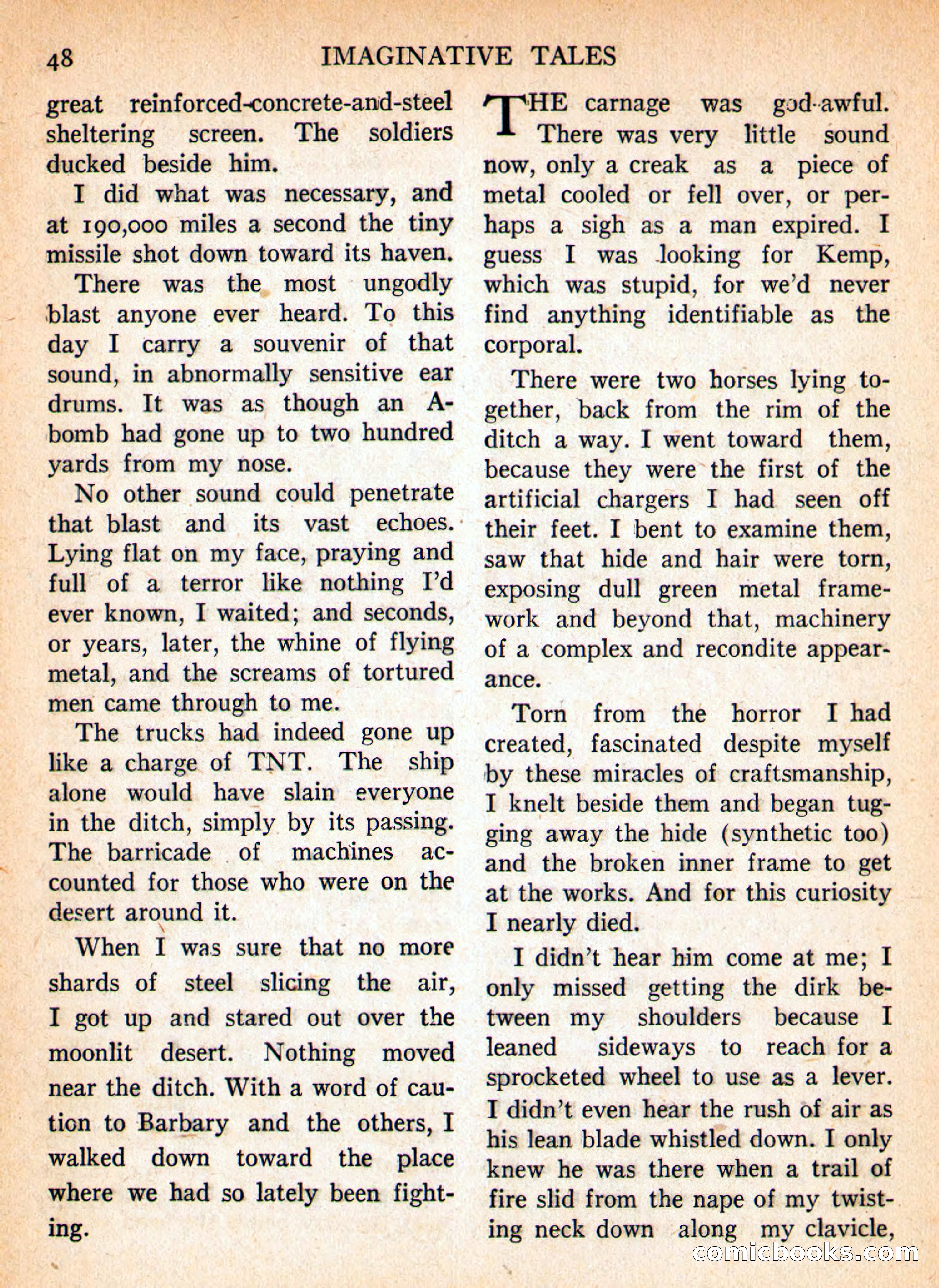 Imaginative Tales, January 1956 — page 48 of 132