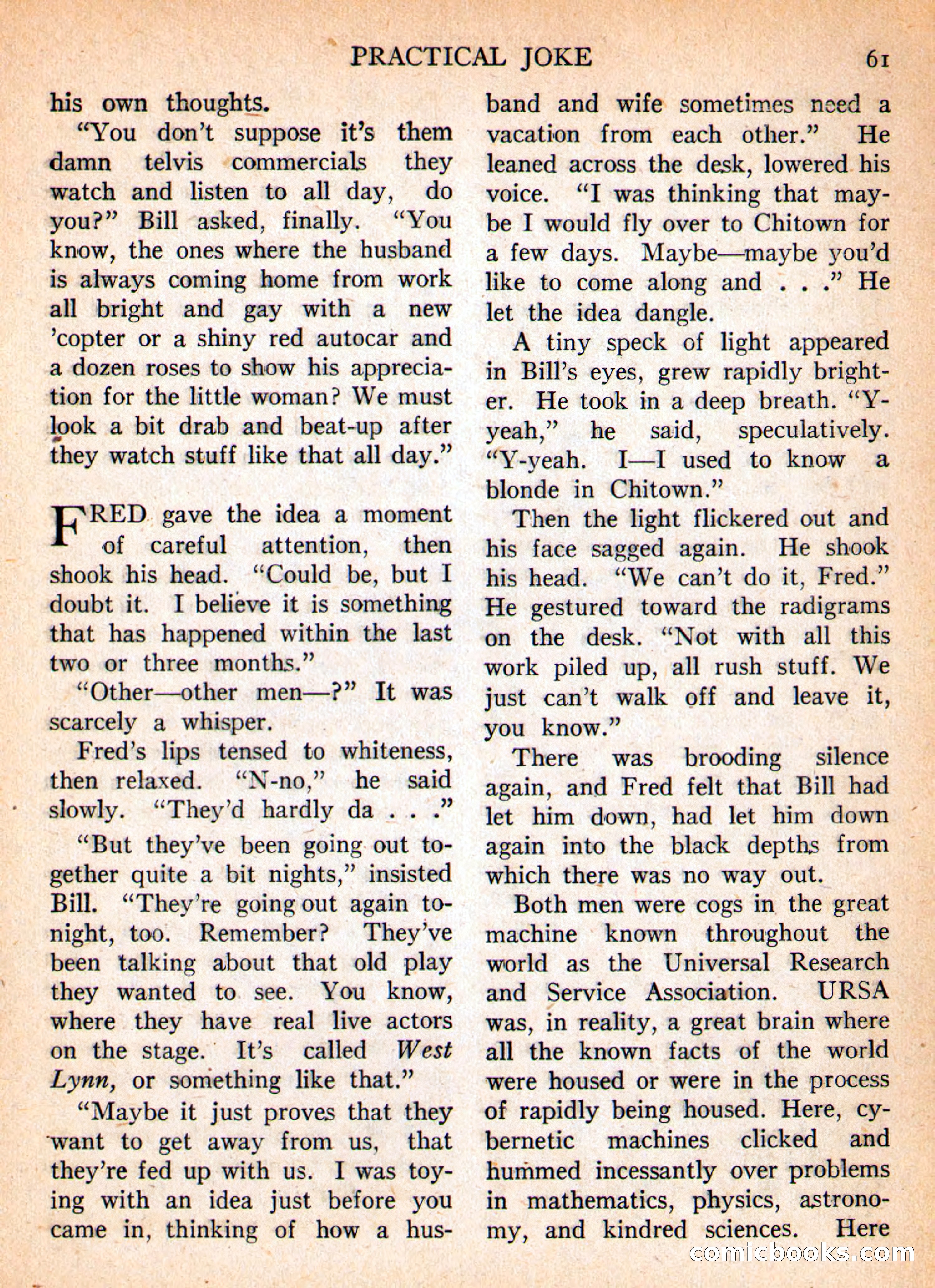 Imaginative Tales, January 1956 — page 61 of 132