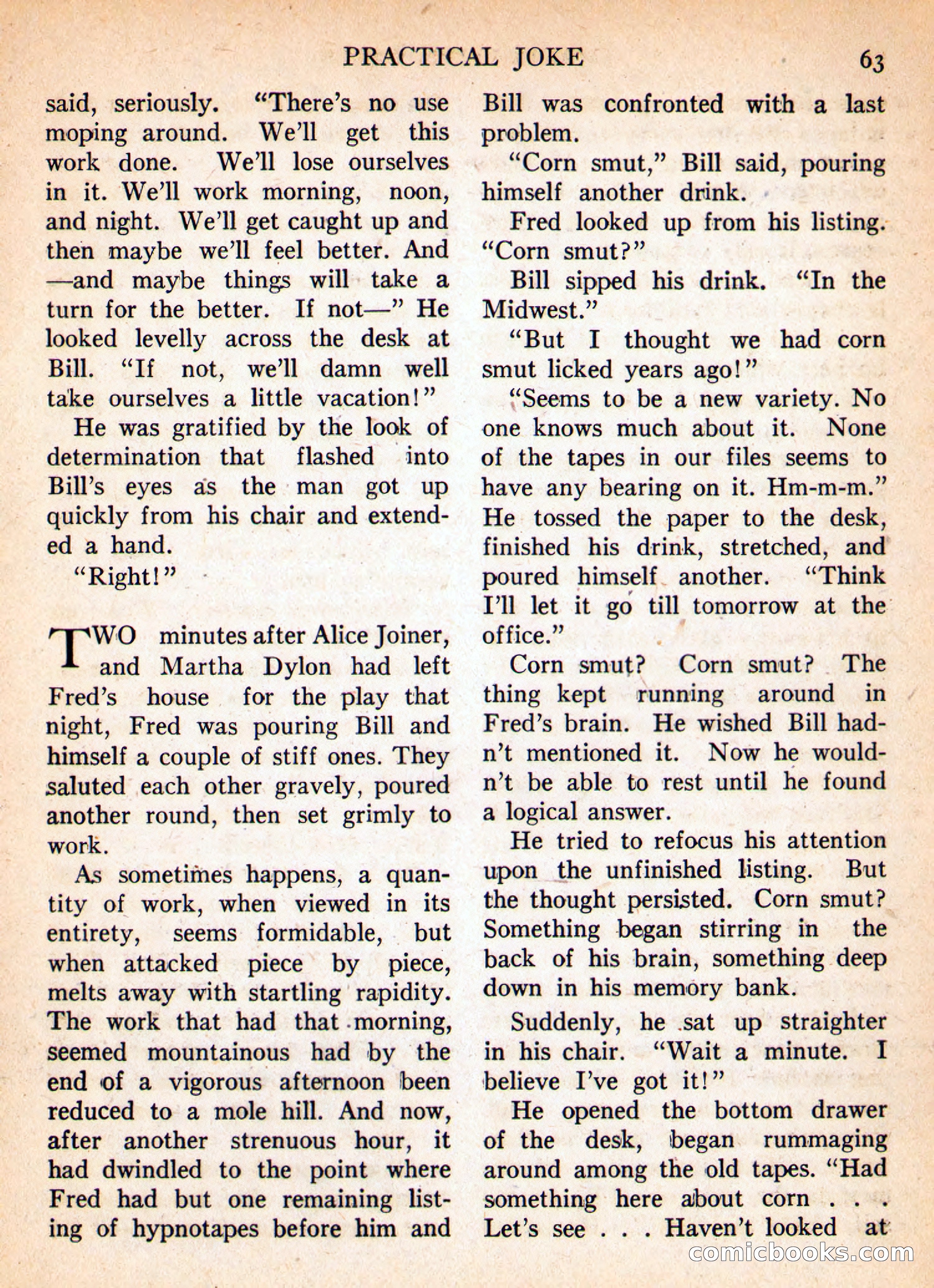 Imaginative Tales, January 1956 — page 63 of 132