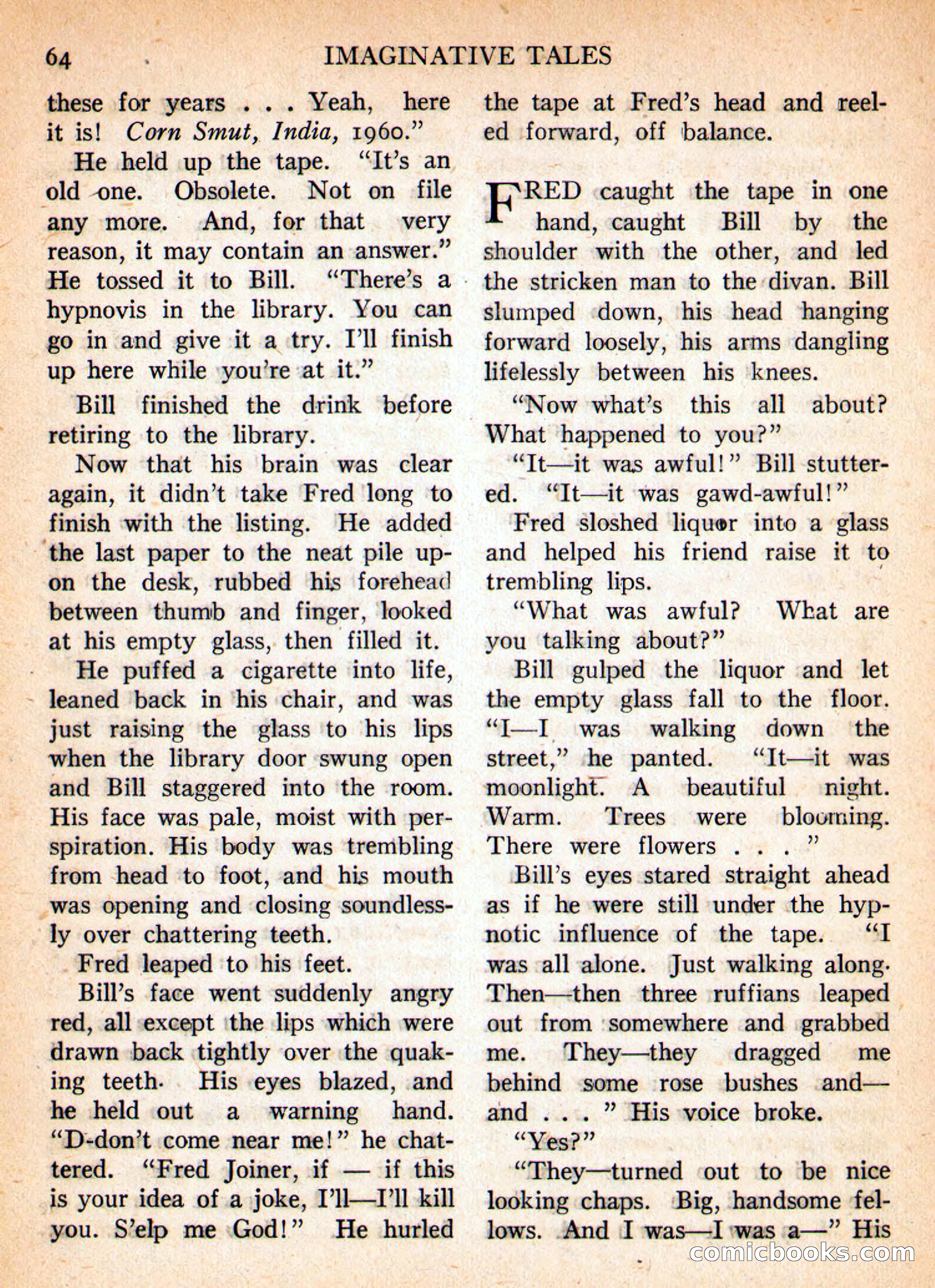 Imaginative Tales, January 1956 — page 64 of 132