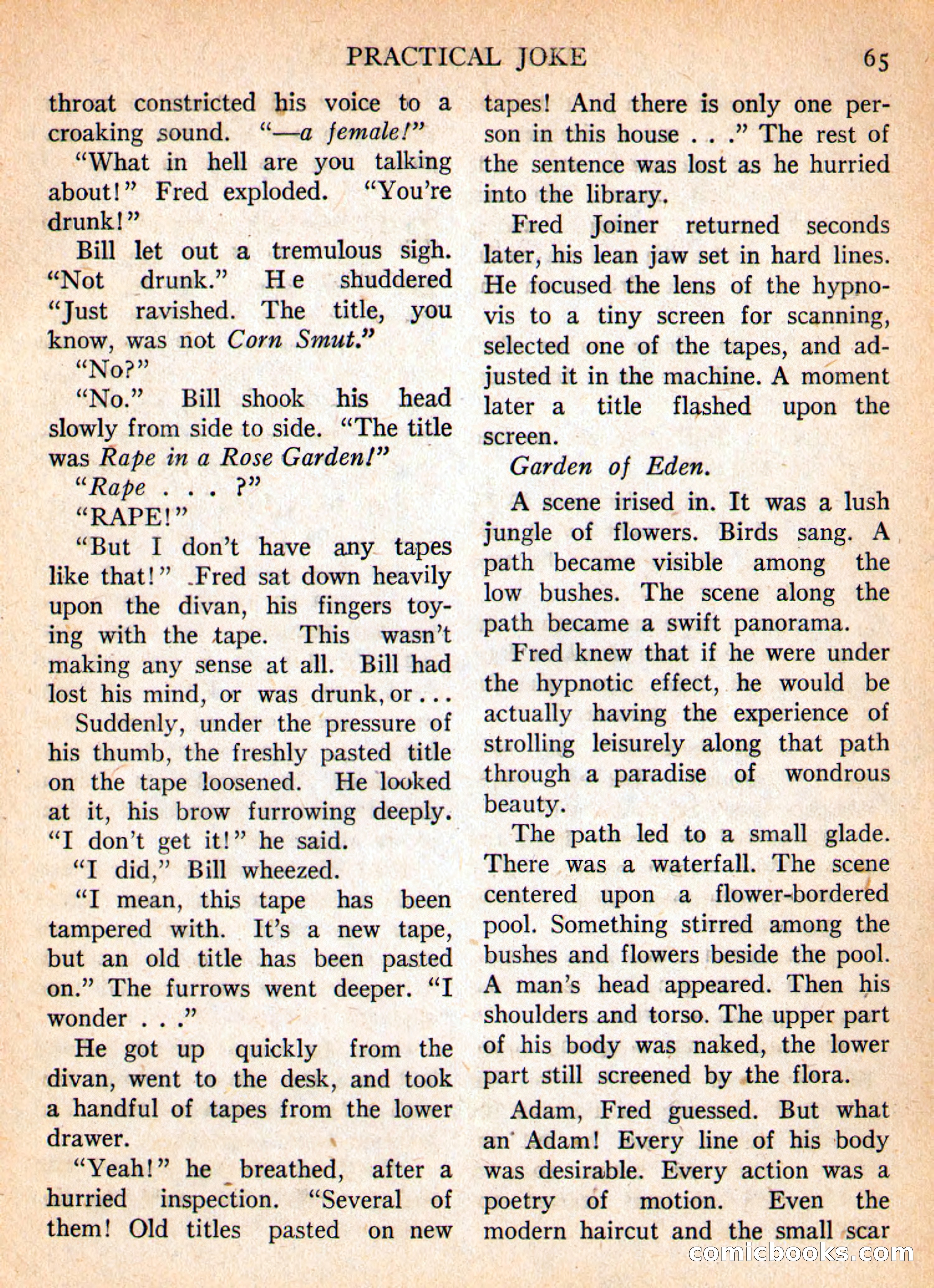 Imaginative Tales, January 1956 — page 65 of 132