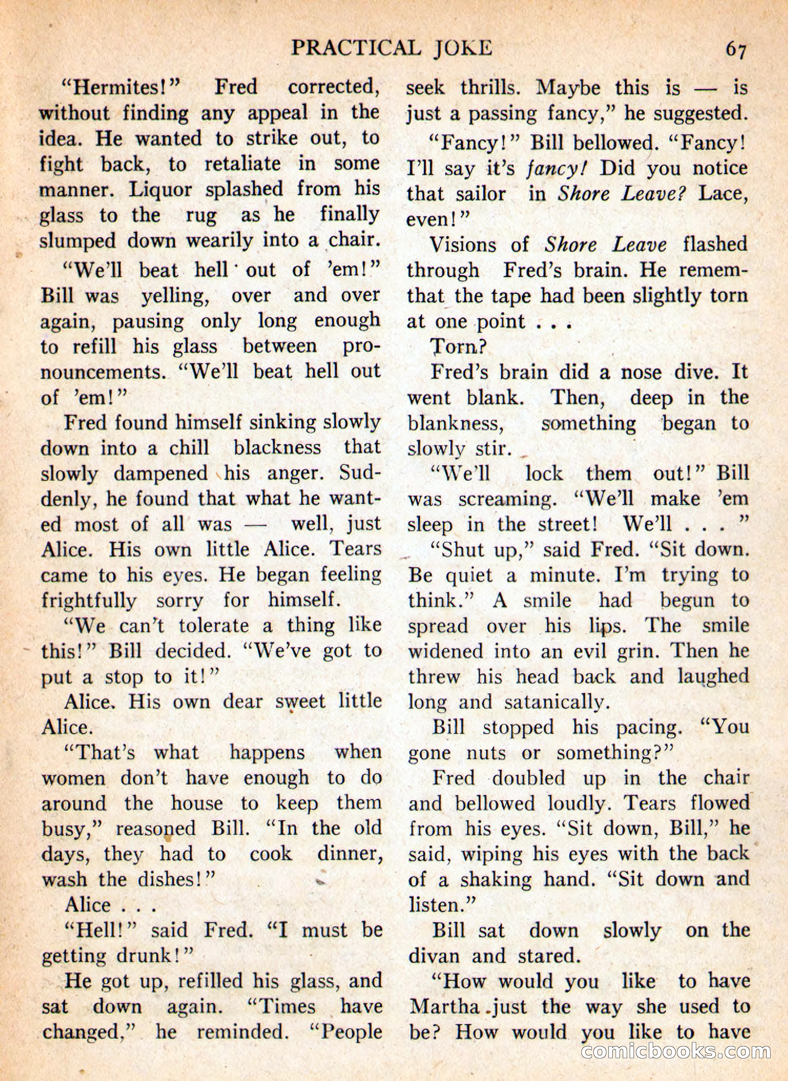 Imaginative Tales, January 1956 — page 67 of 132