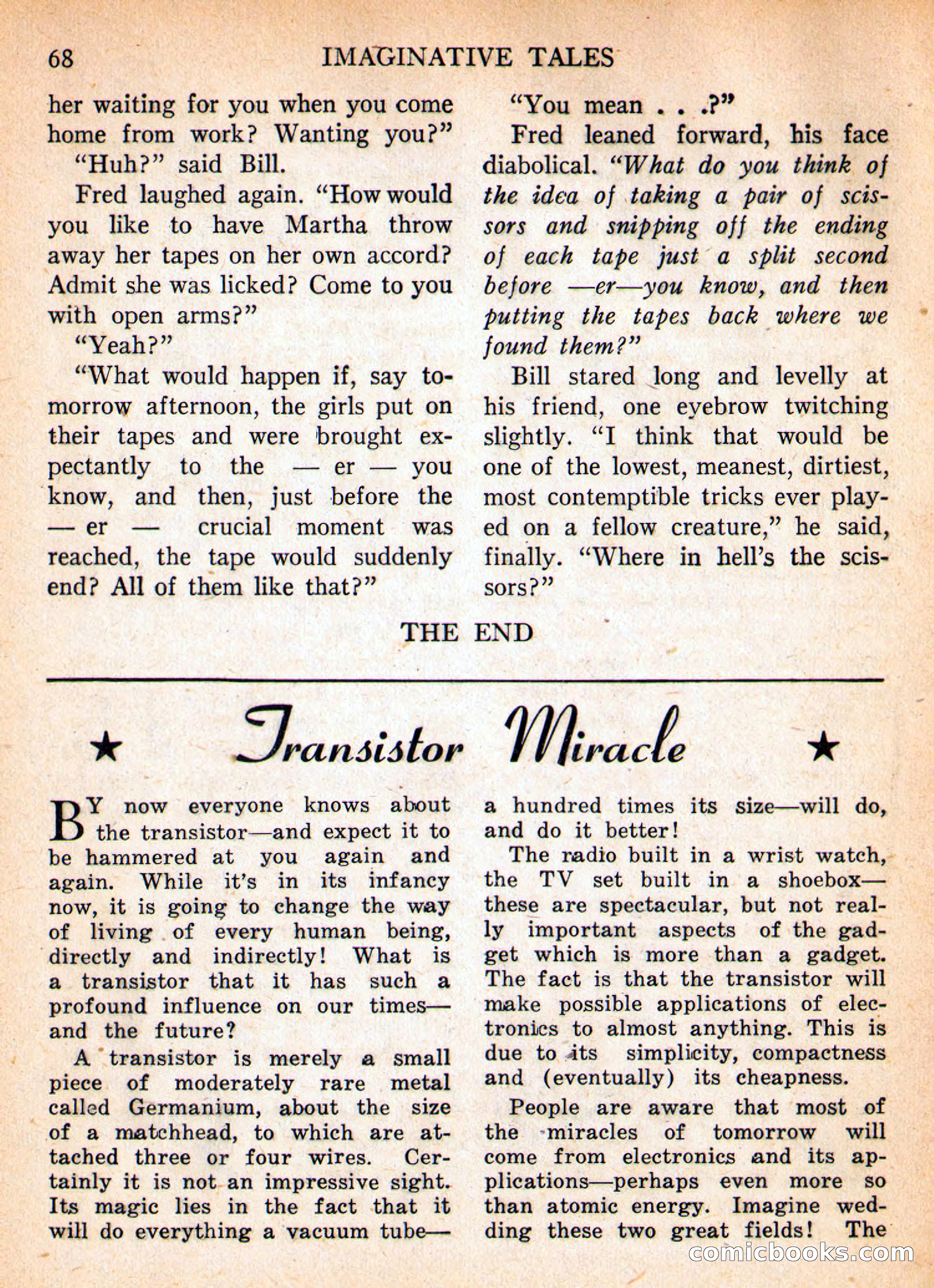 Imaginative Tales, January 1956 — page 68 of 132