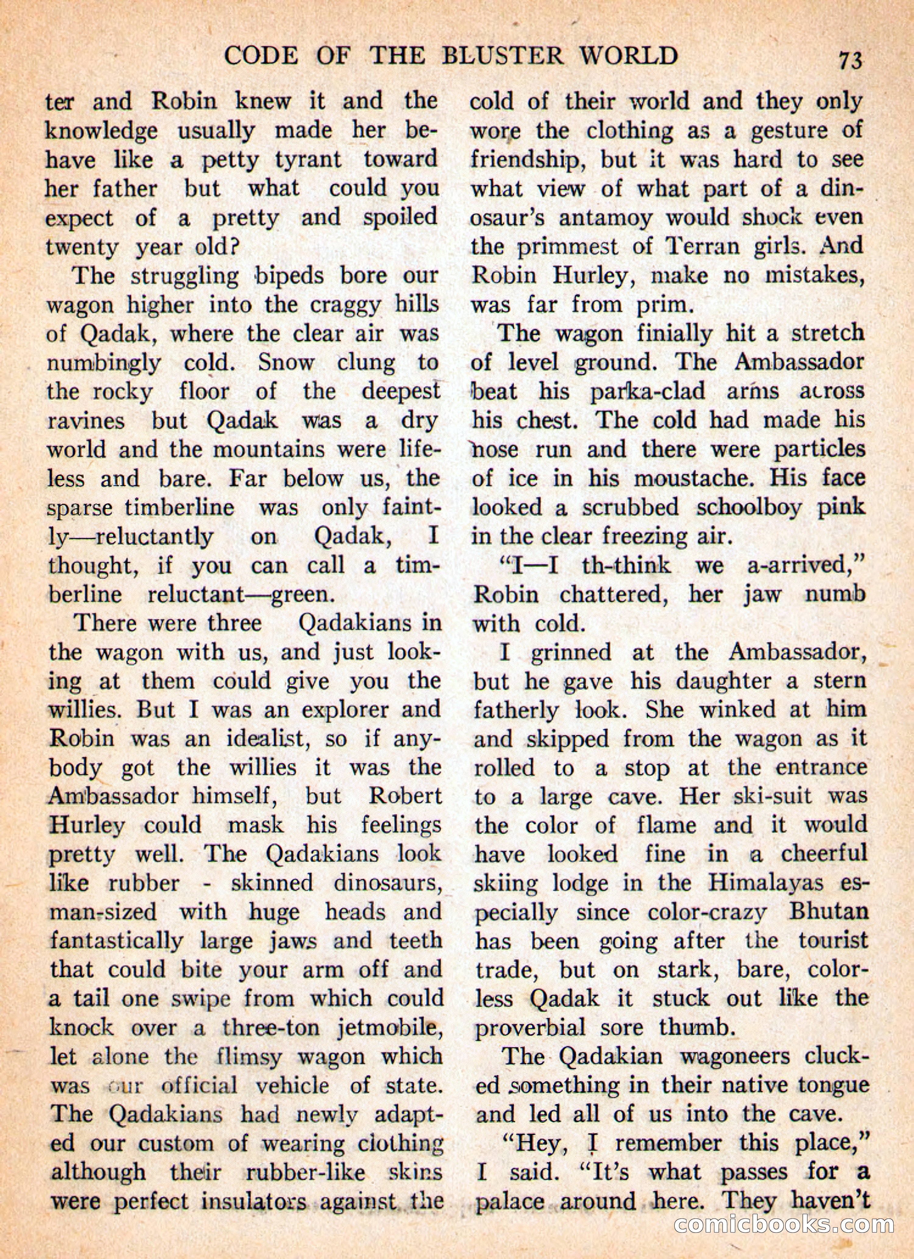 Imaginative Tales, January 1956 — page 73 of 132